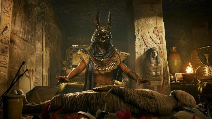 Anubis kingdom pyramids view