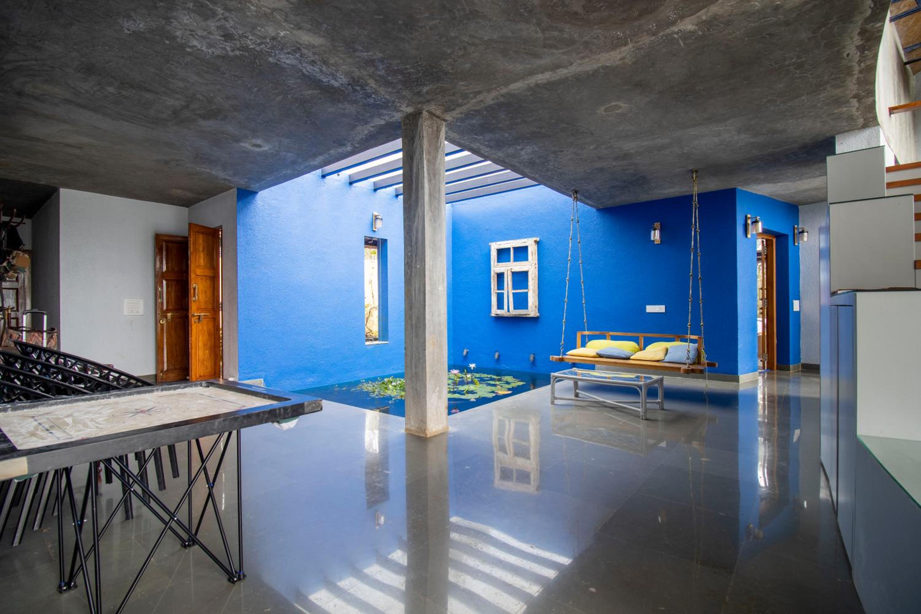 SaffronStays Solasta - 2BR luxury villa with black marble infinity pool, lotus pond & dam views in Mulshi view 4