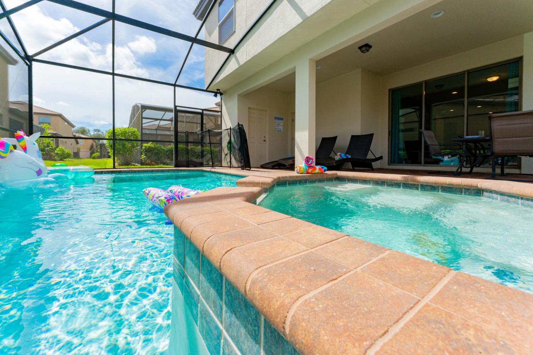 Family Paradise Villa BBQ Pool Close to Disney