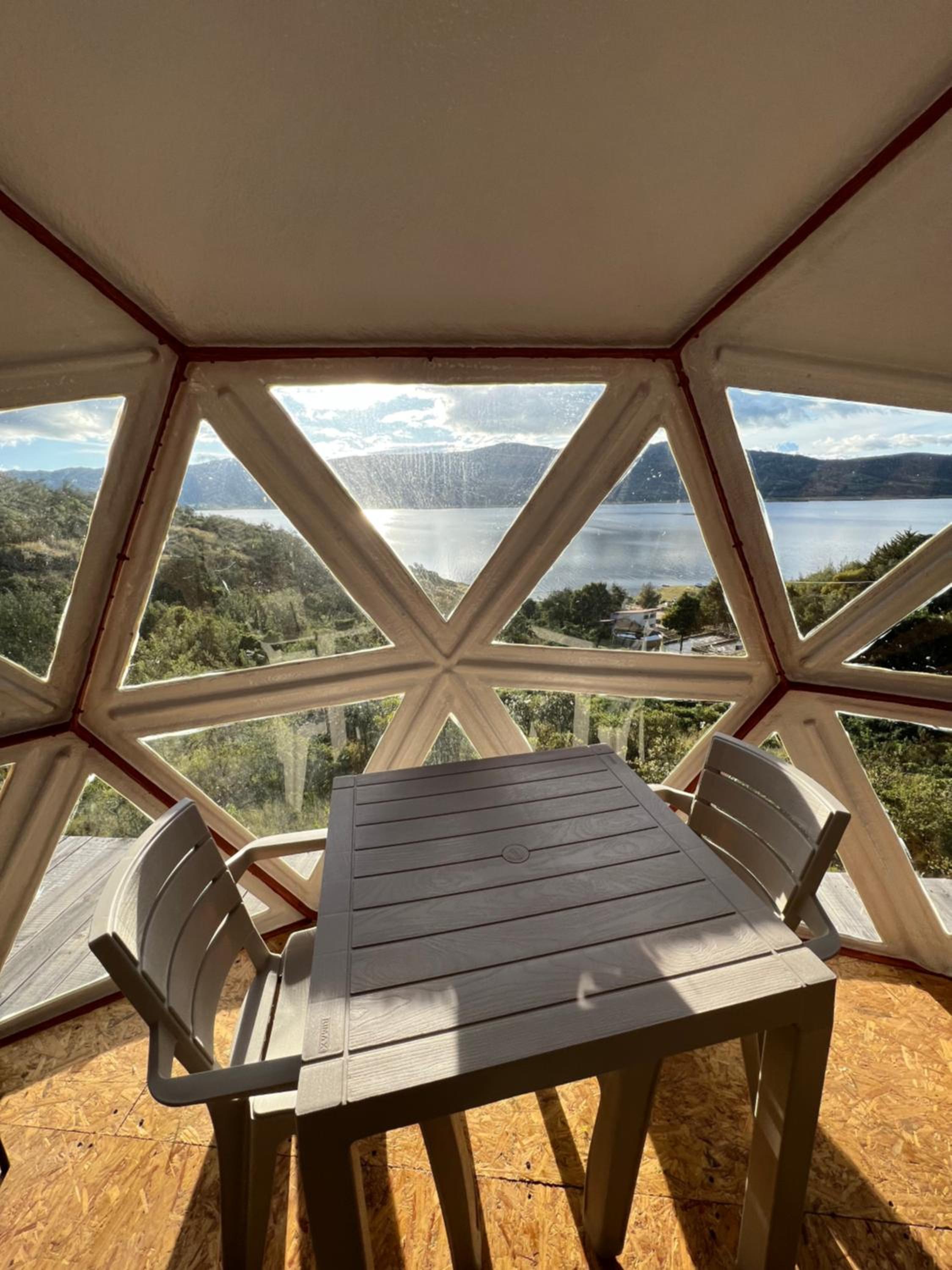 Glamping Vista Lago Guatavita view 5