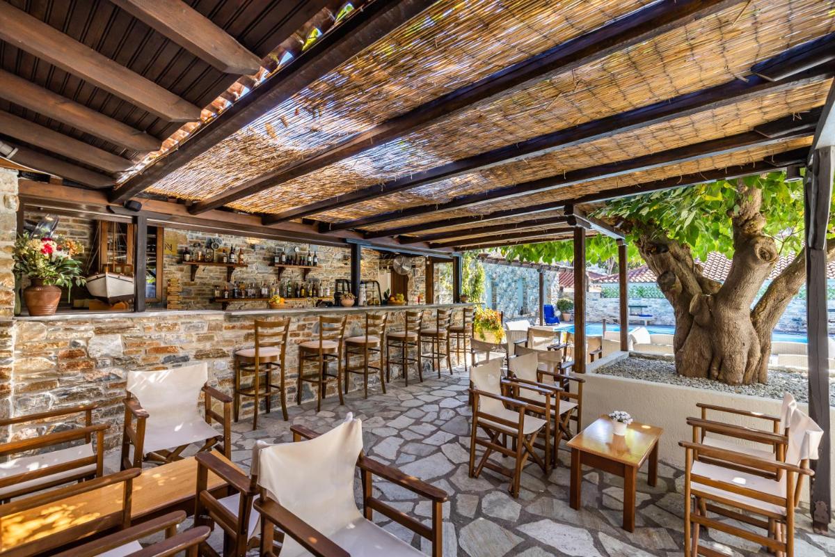 outdoor BBQ area