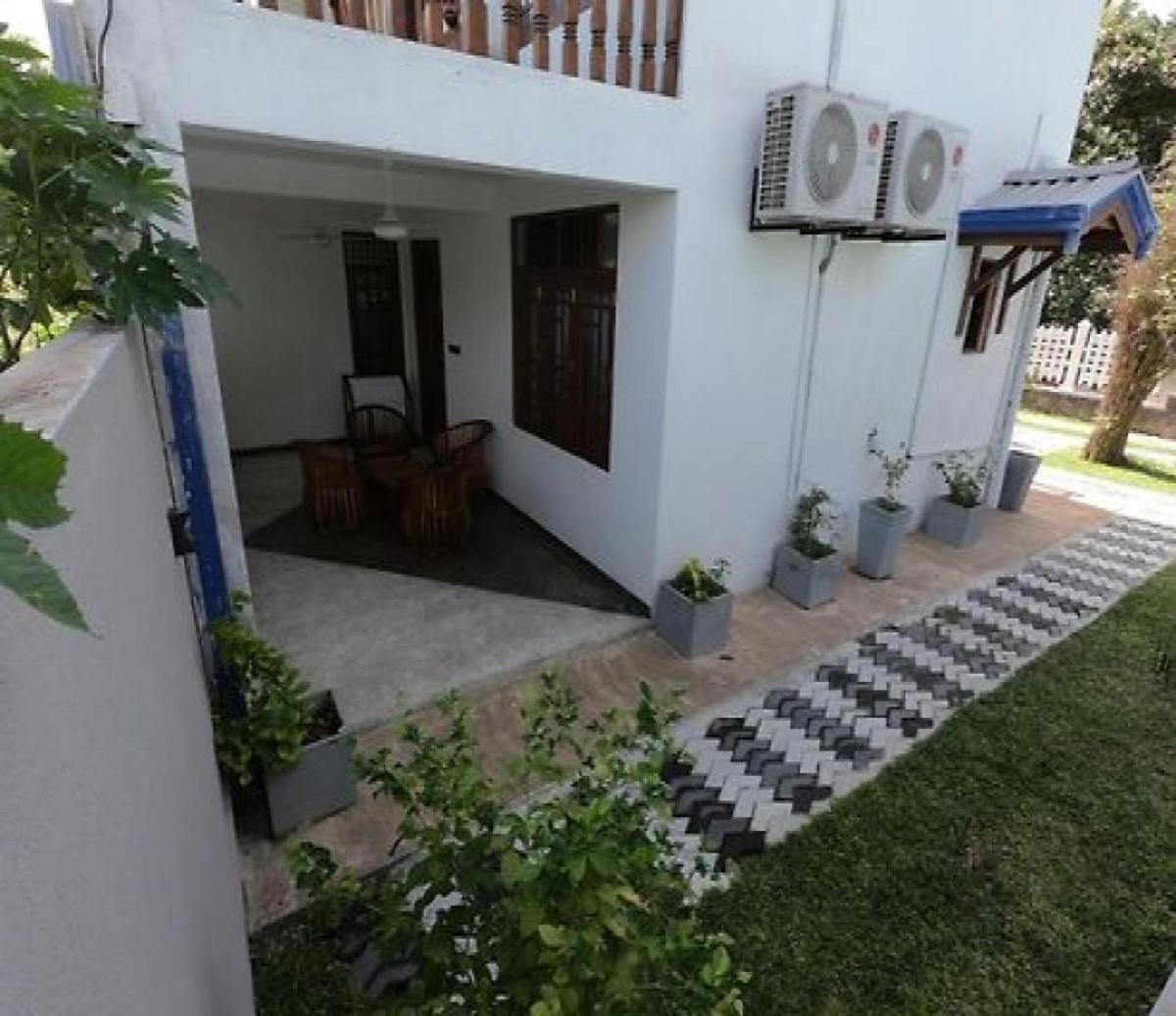 outdoor BBQ area