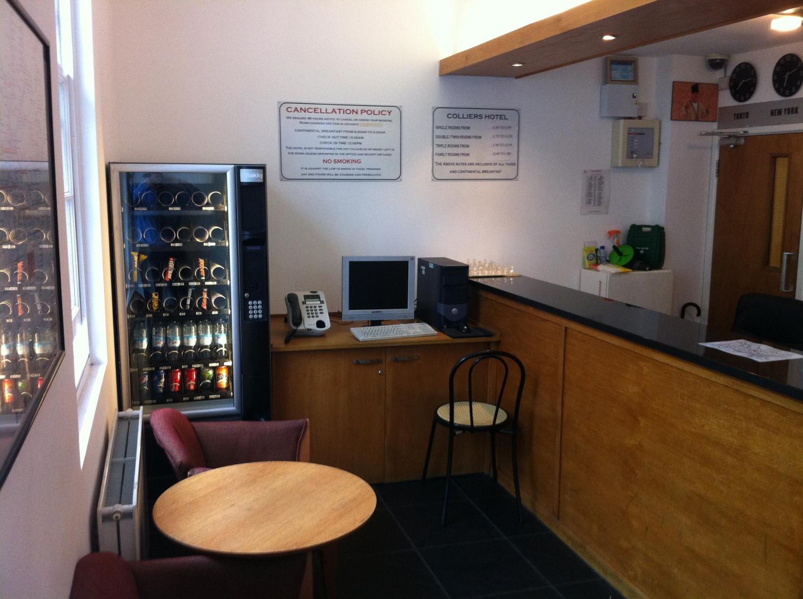 hotel reception