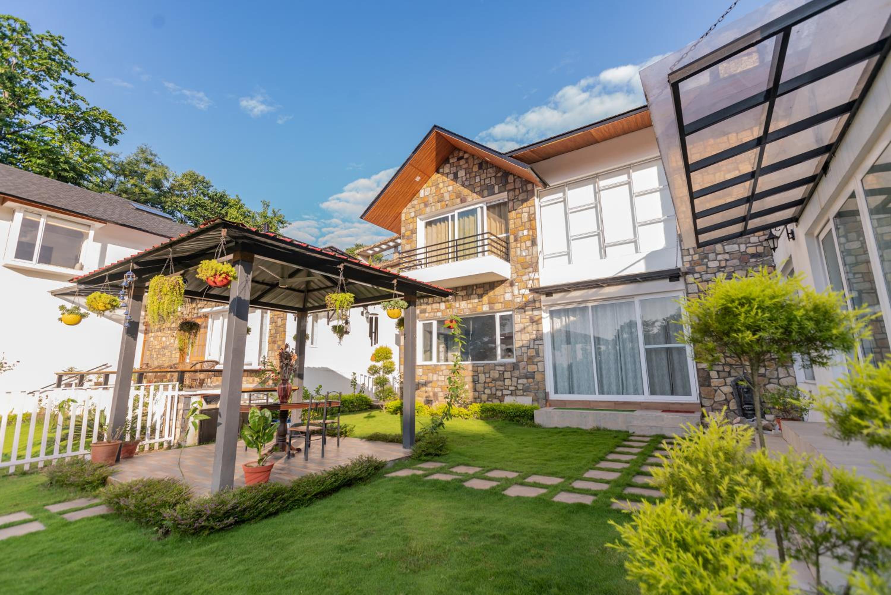 SaffronStays Wildernest - 2-BR Dehradun villa with gazebo, barbecue and mountain views view 2