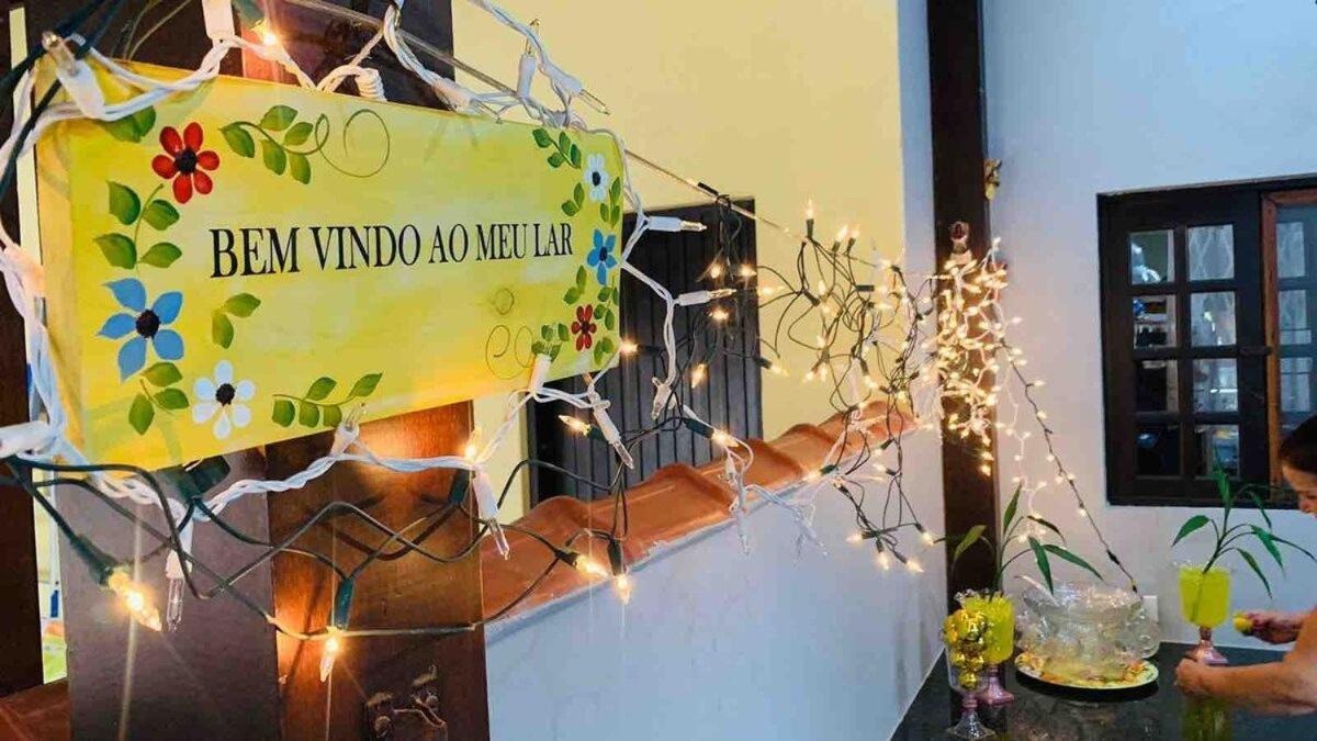 Paz e Mar Beach House - Aréa Gourmet completa