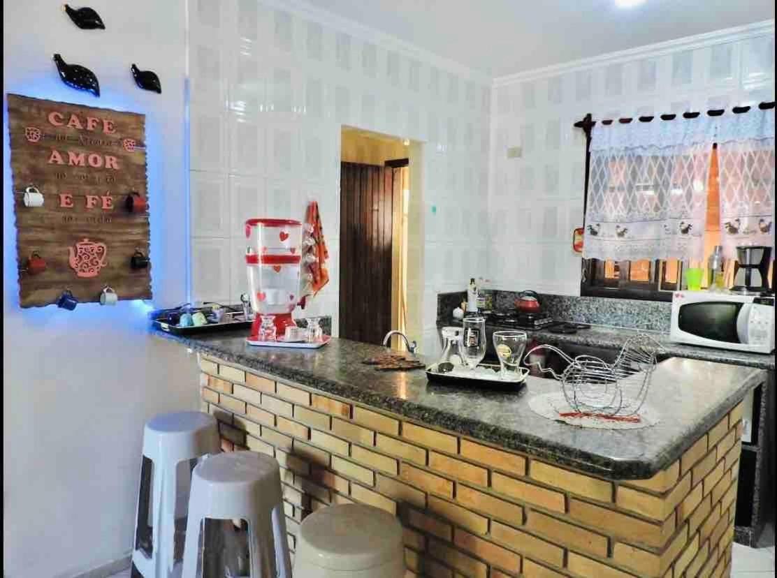 Paz e Mar Beach House - Aréa Gourmet completa