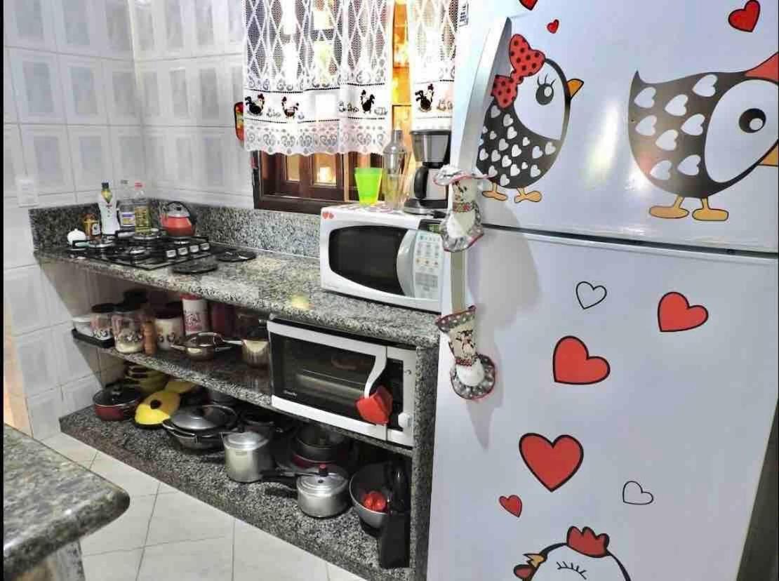 Paz e Mar Beach House - Aréa Gourmet completa