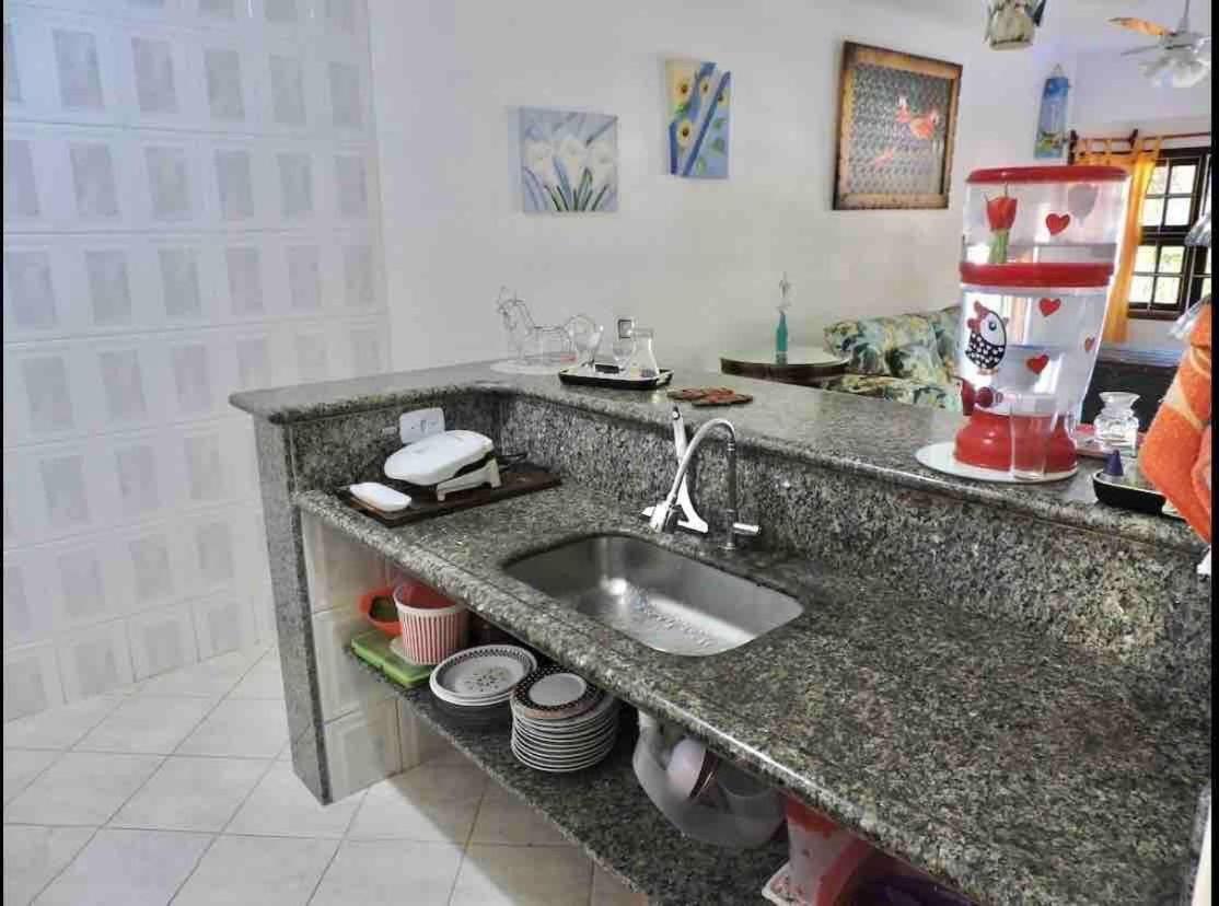 Paz e Mar Beach House - Aréa Gourmet completa