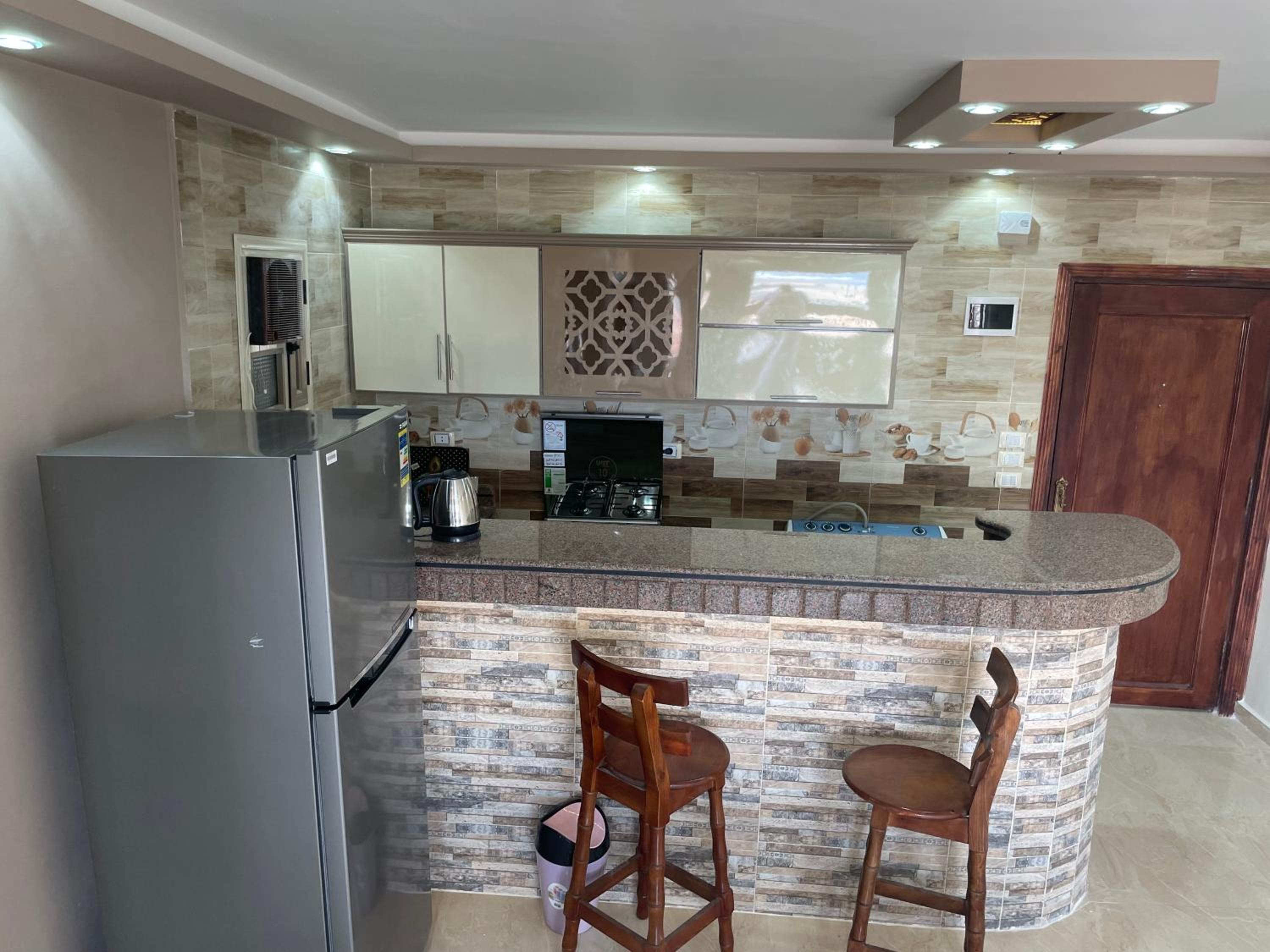 Alzohour Family condo with panoramic sea view