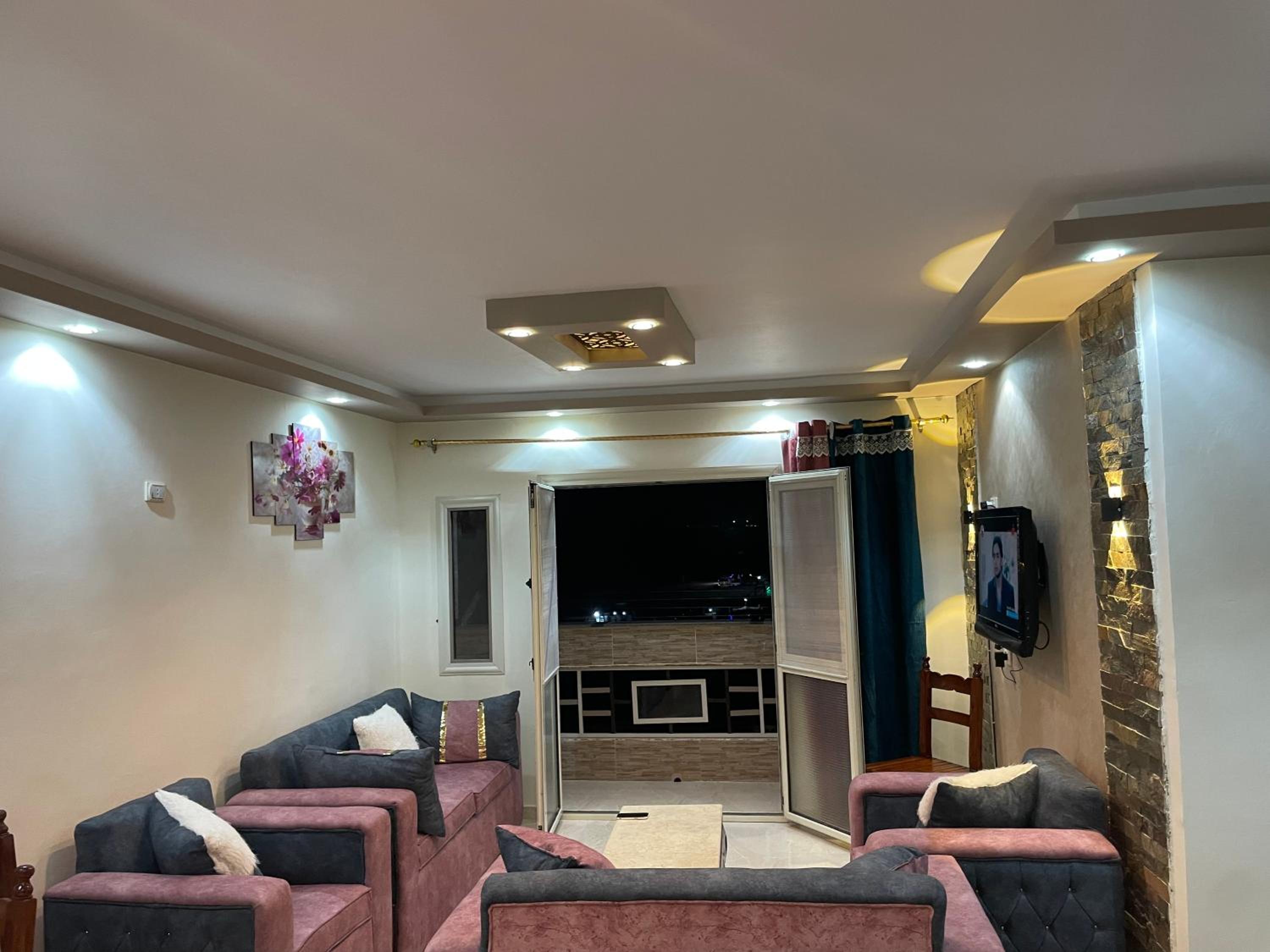 Alzohour Family condo with panoramic sea view