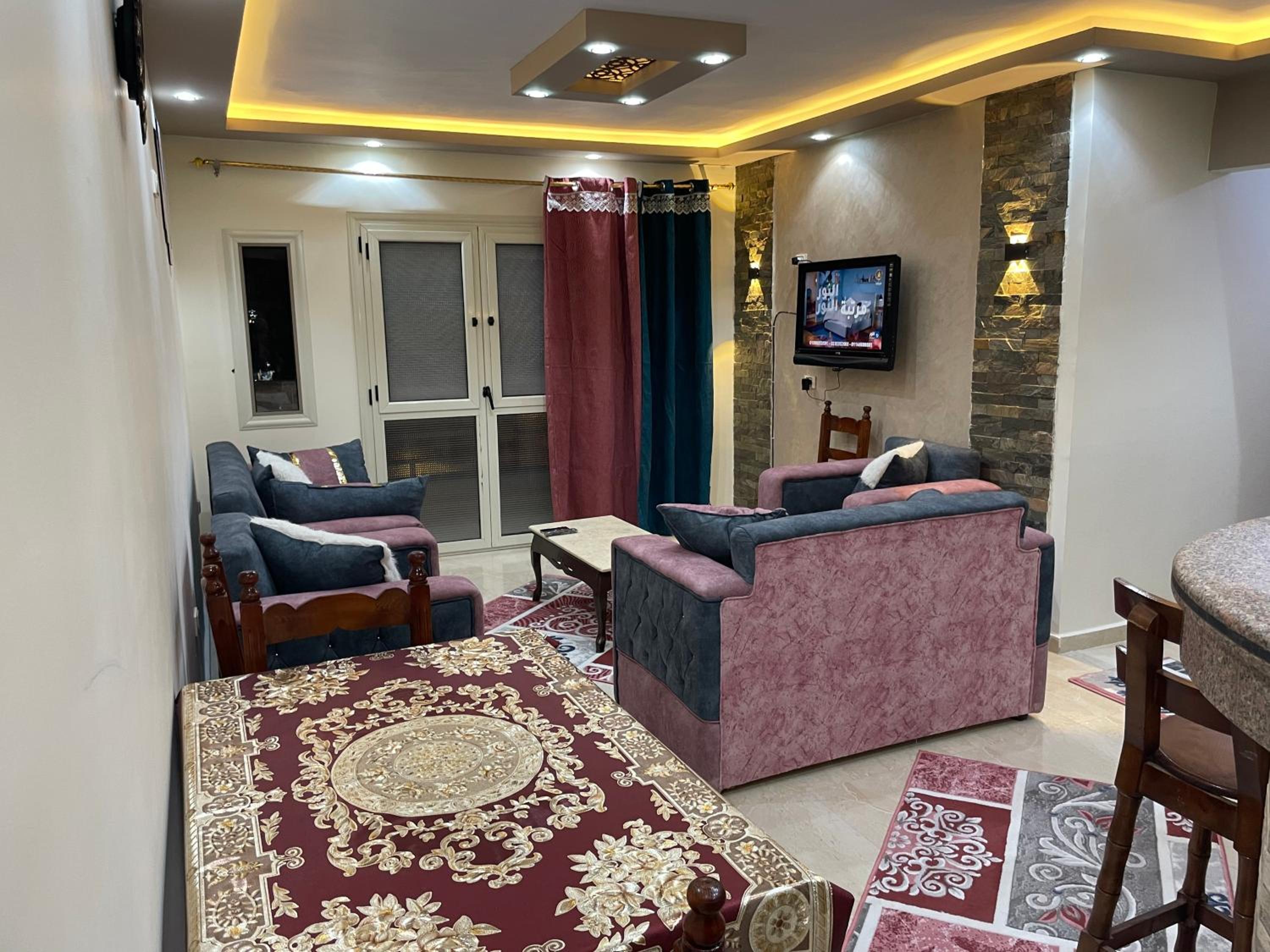 Alzohour Family condo with panoramic sea view