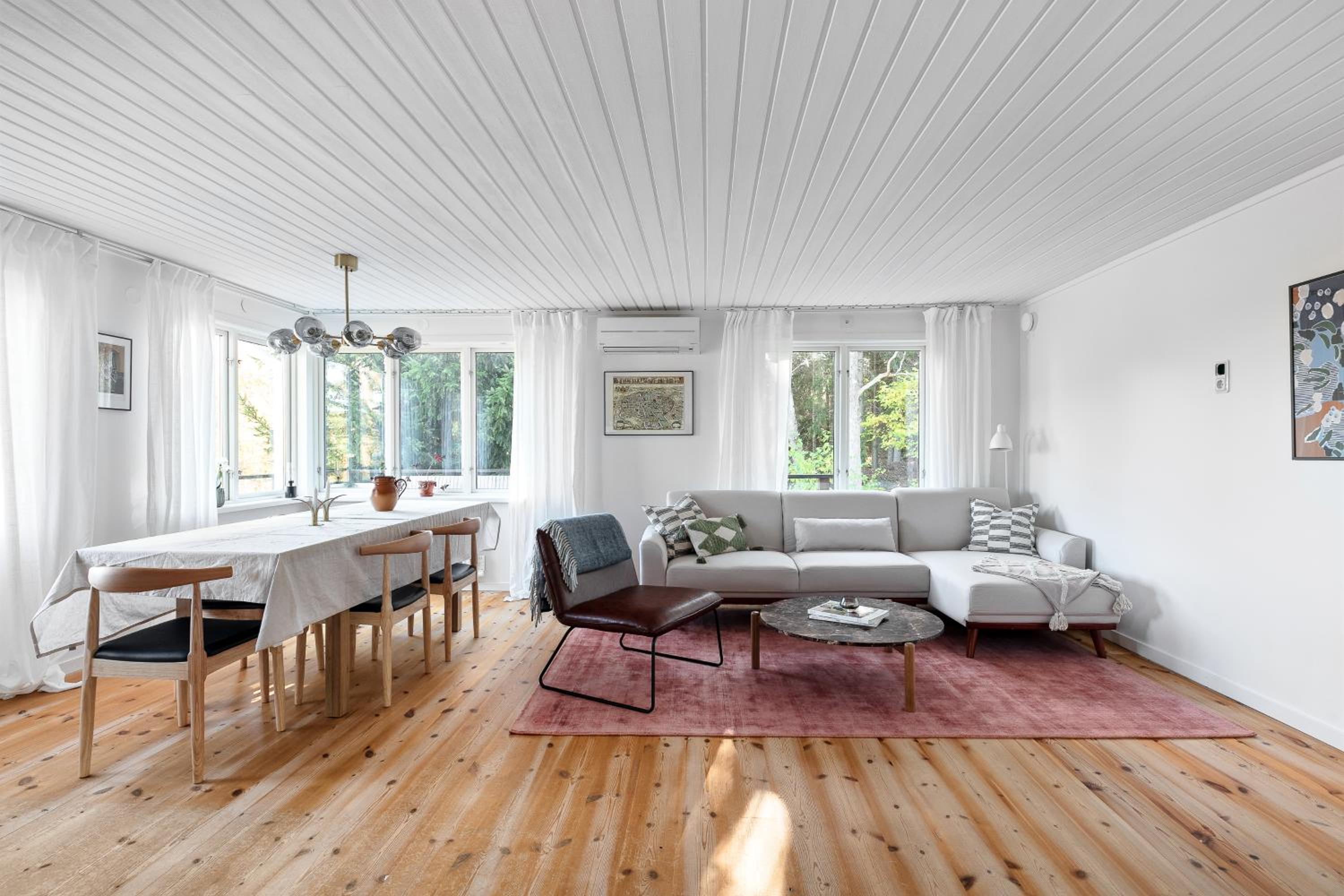 Peaceful family home with indoor fireplace view 4