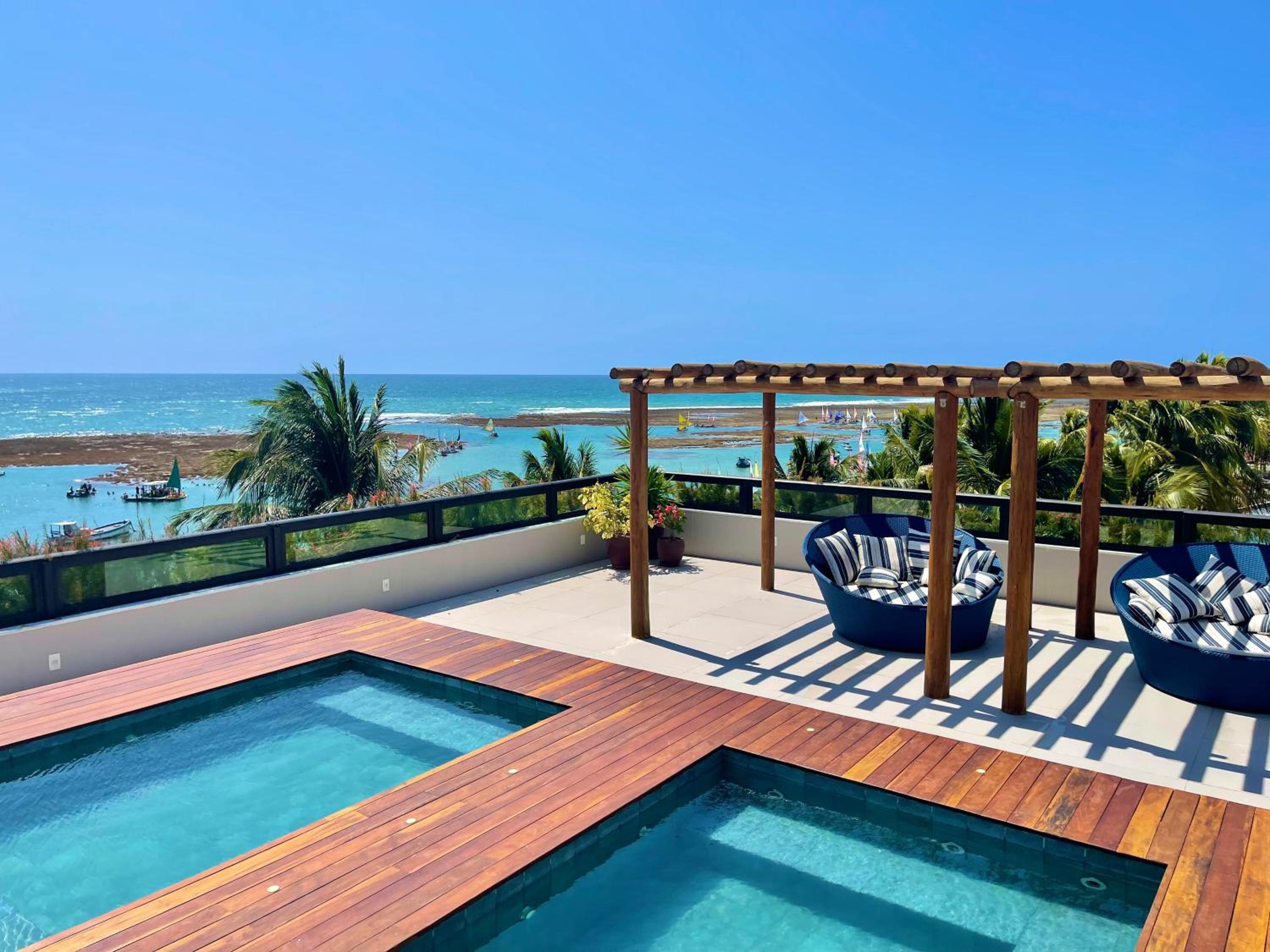 Plage du Porto apt 304 beira-mar Porto de Galinhas view 4