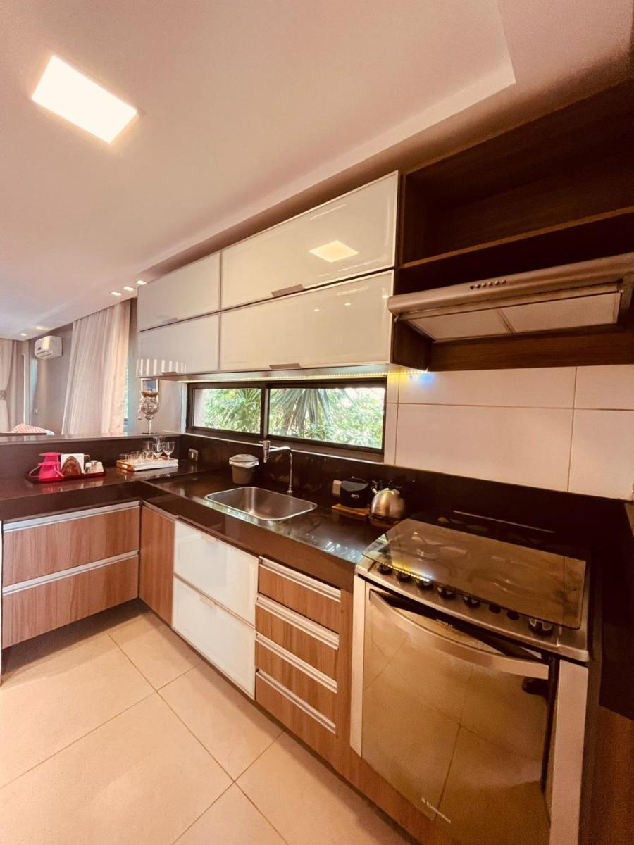 Bangalô com área de lazer estilo resort