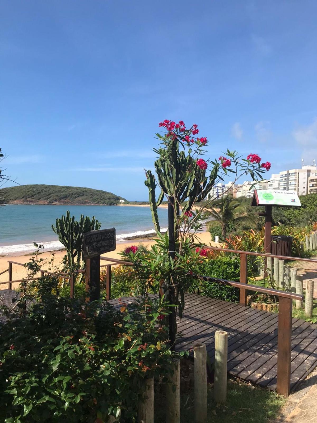 Apartamento peracanga com vista para o mar