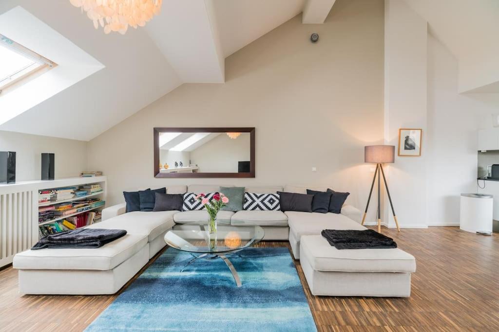 Ruhige Dachwohnung mit Terrasse Berlin MITTE - Spacious modern rooftop loft in Berlin MITTE