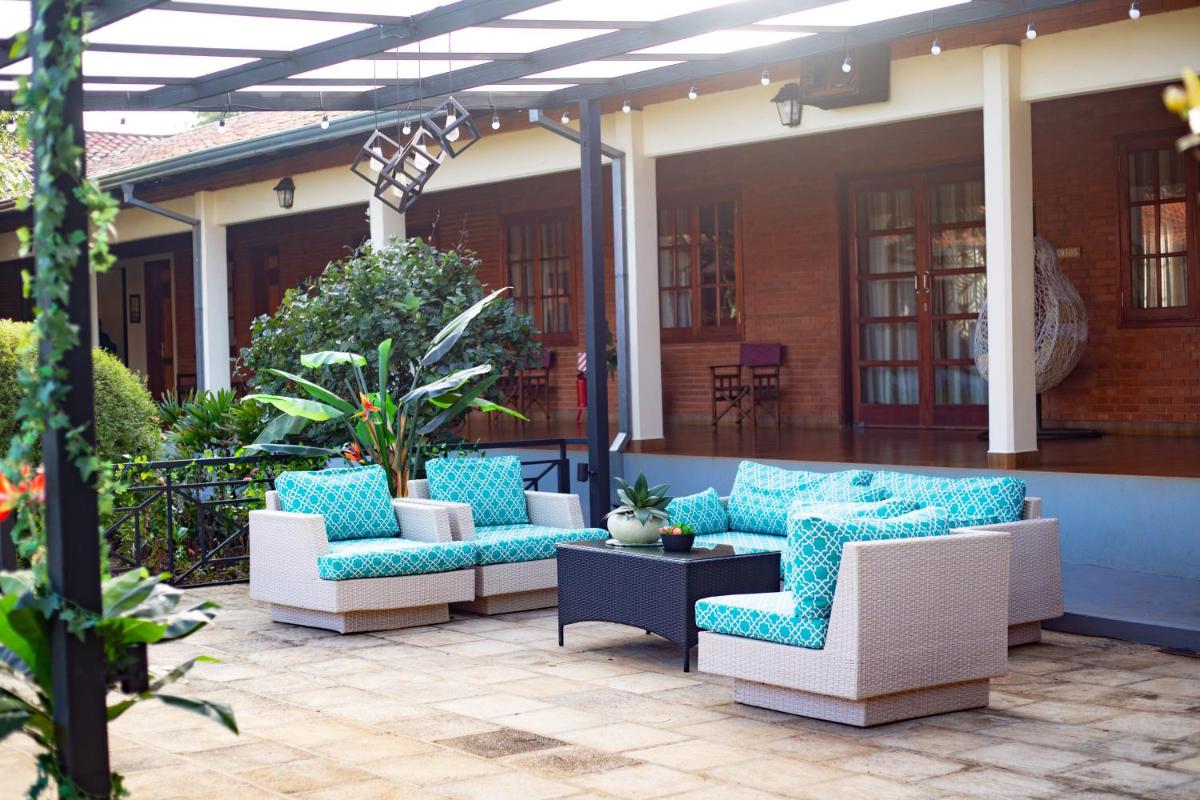 outdoor BBQ area
