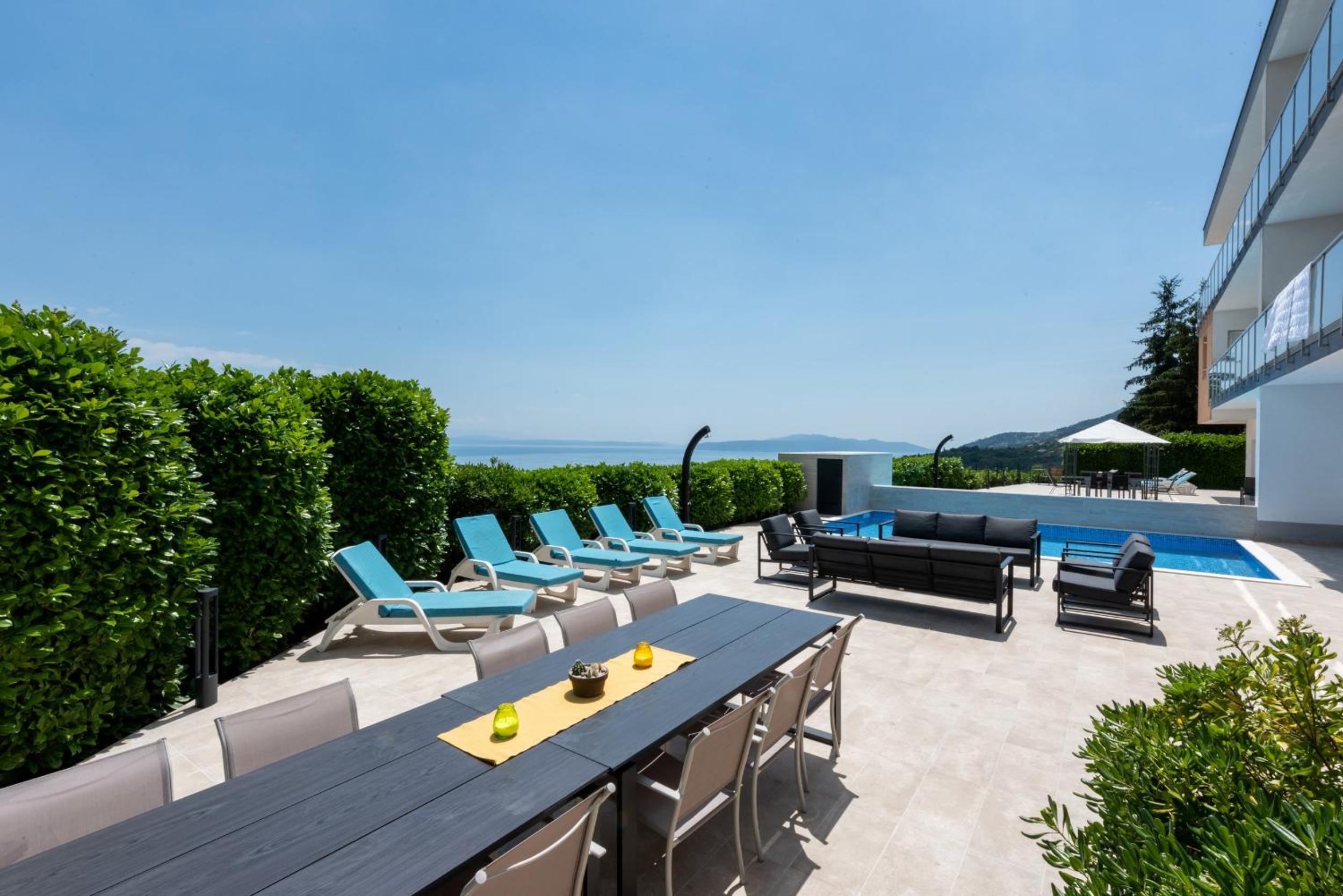 Luxury villa Vista with pool and sea view view 5