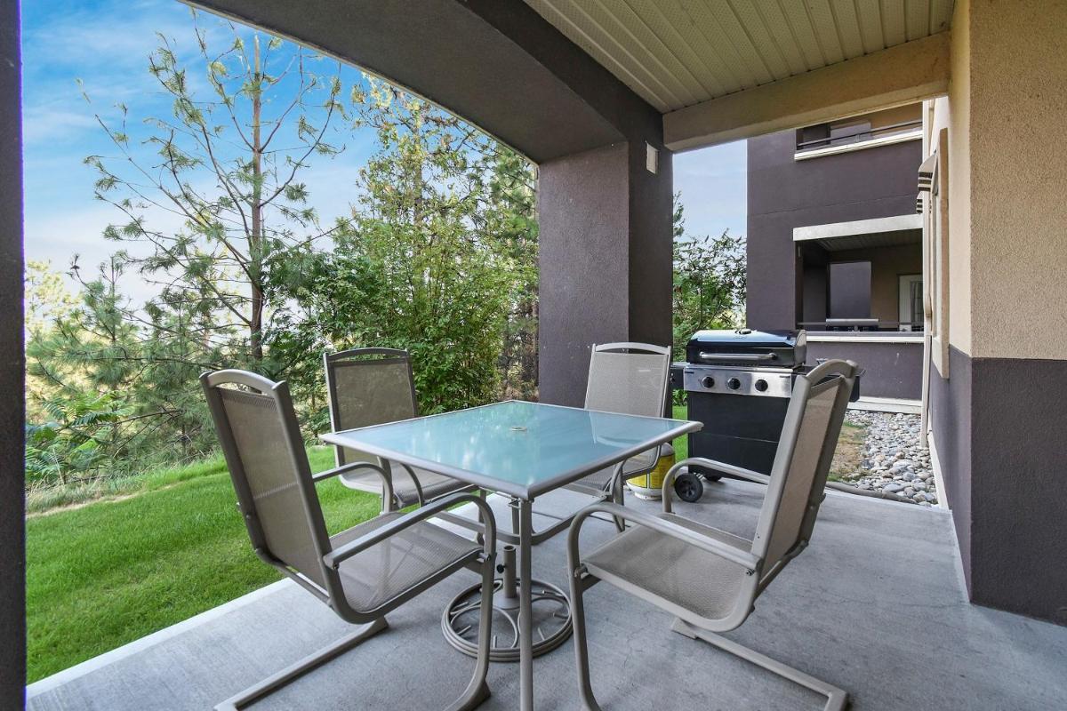 outdoor BBQ area