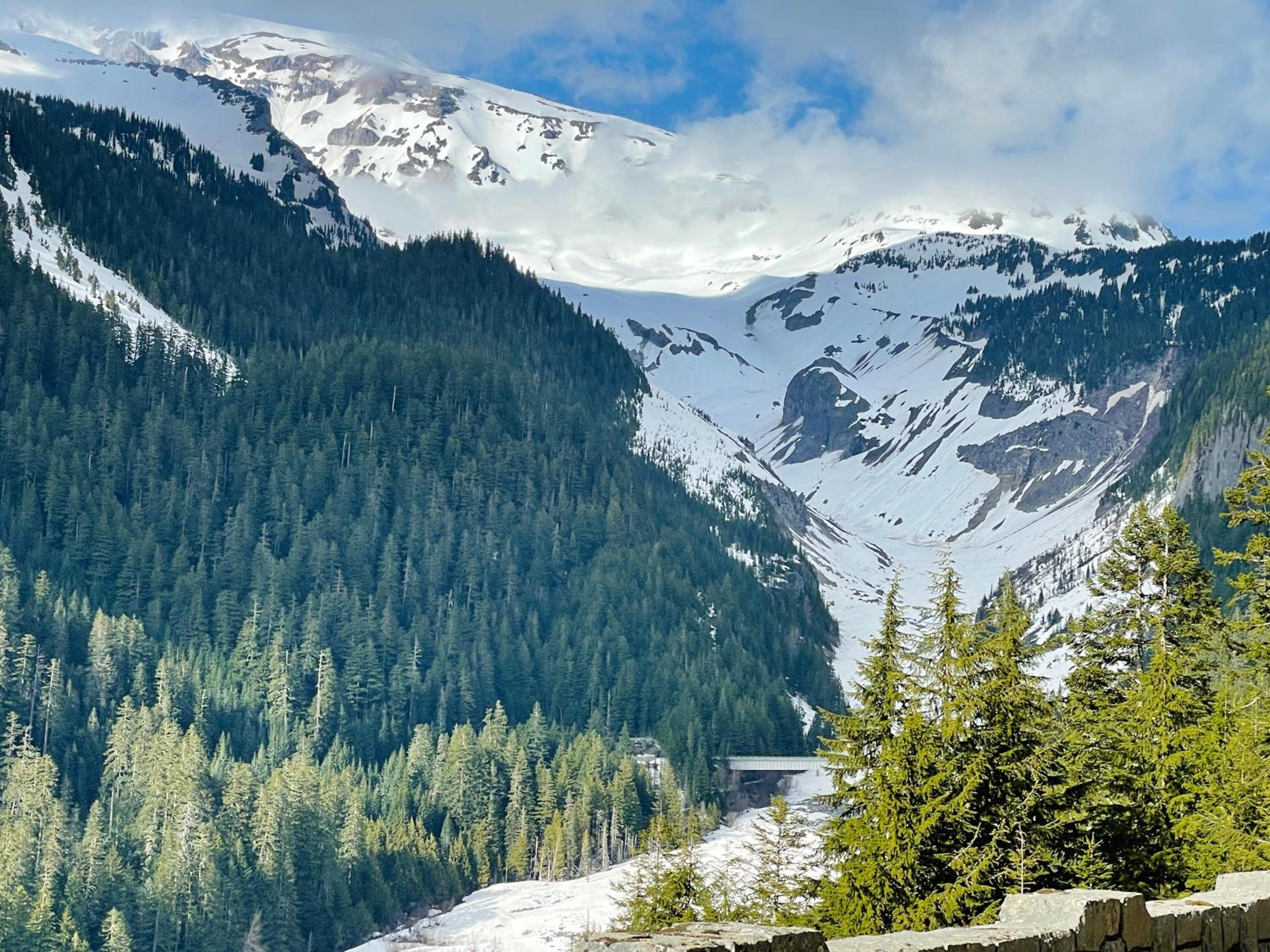 Mt Rainier Little Red Cabin