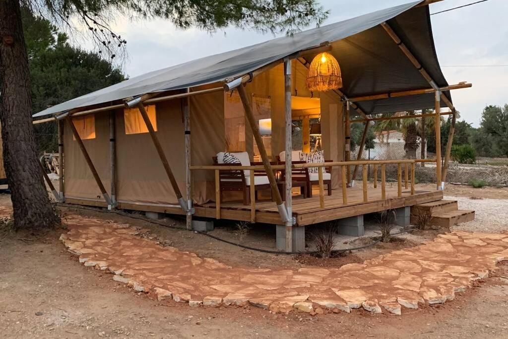 African Safari Canvas Lodge Tent Sea View view 2