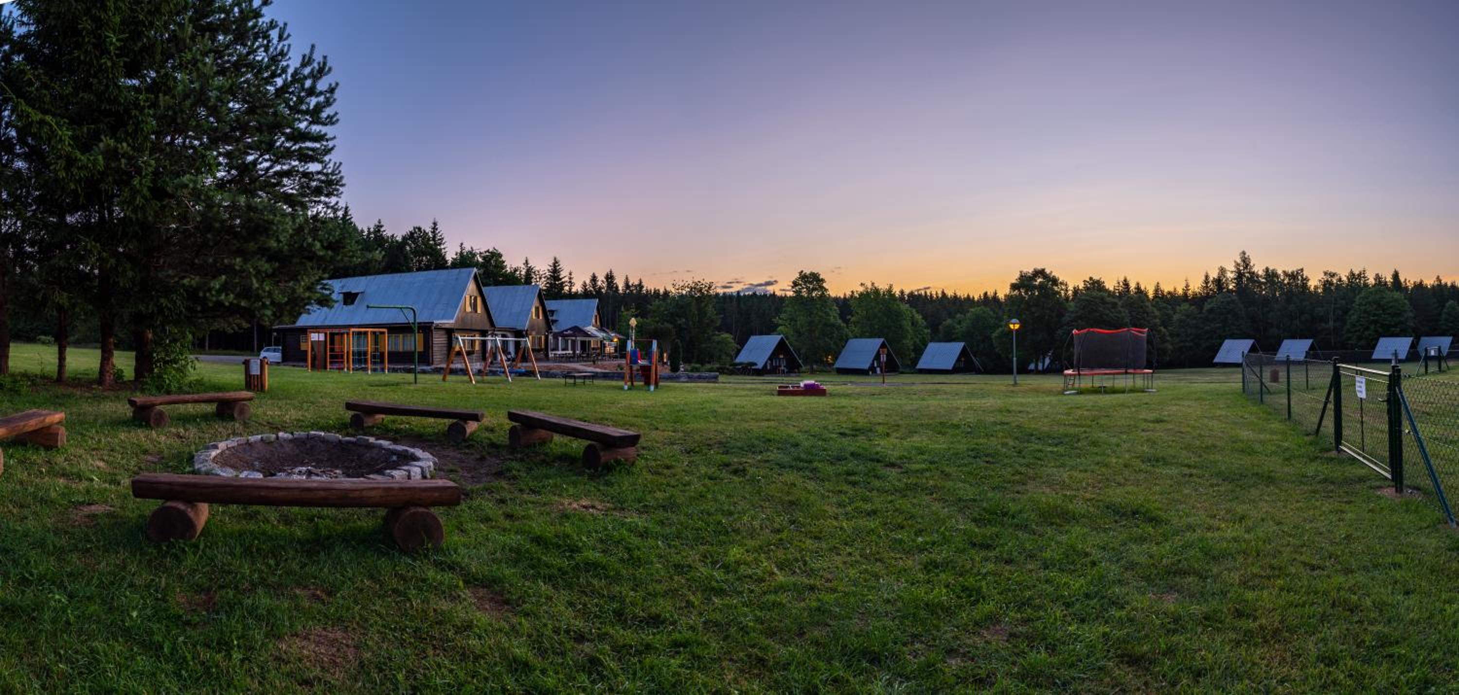 outdoor BBQ area