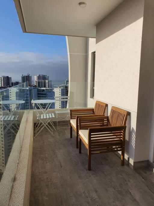 Hermoso depto en Costa de Montemar, Vista al mar