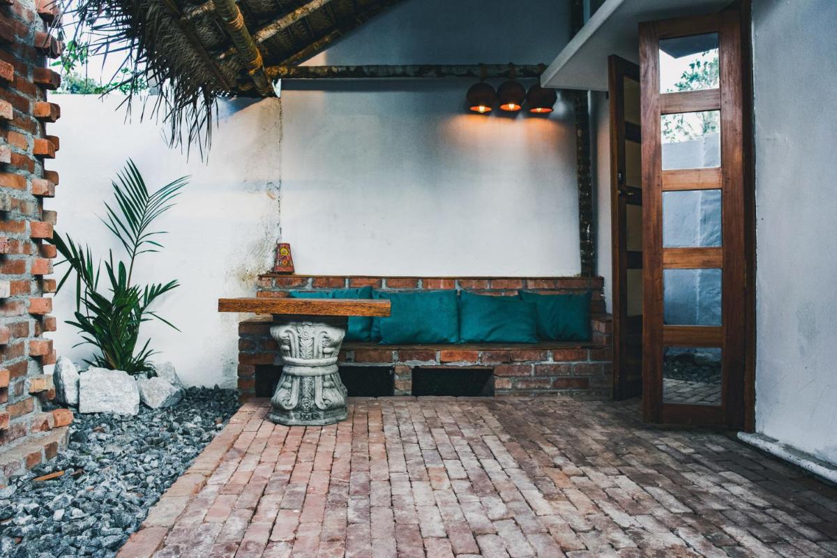 outdoor BBQ area