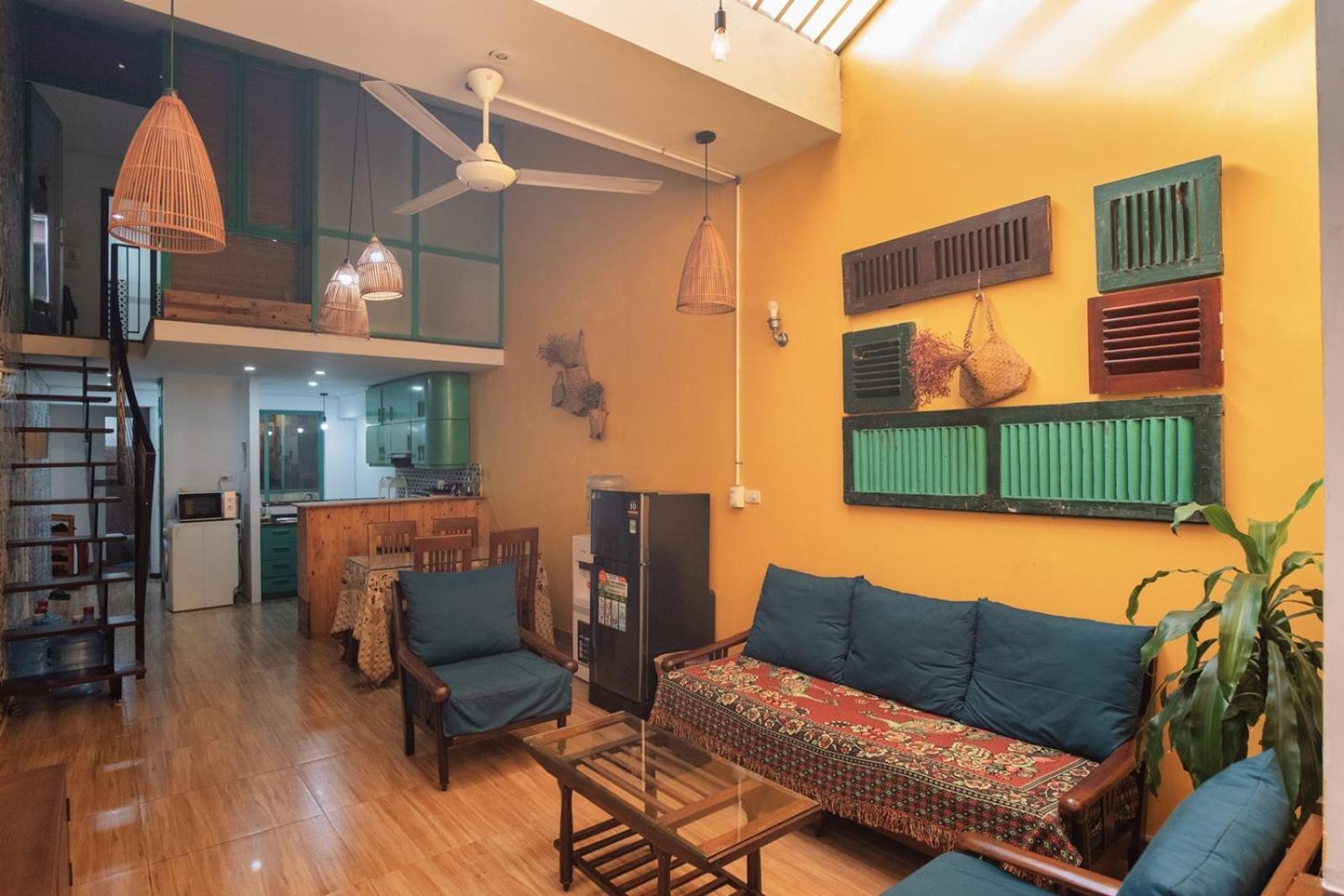 Entire French house with 4 bedrooms in Hanoi downtown