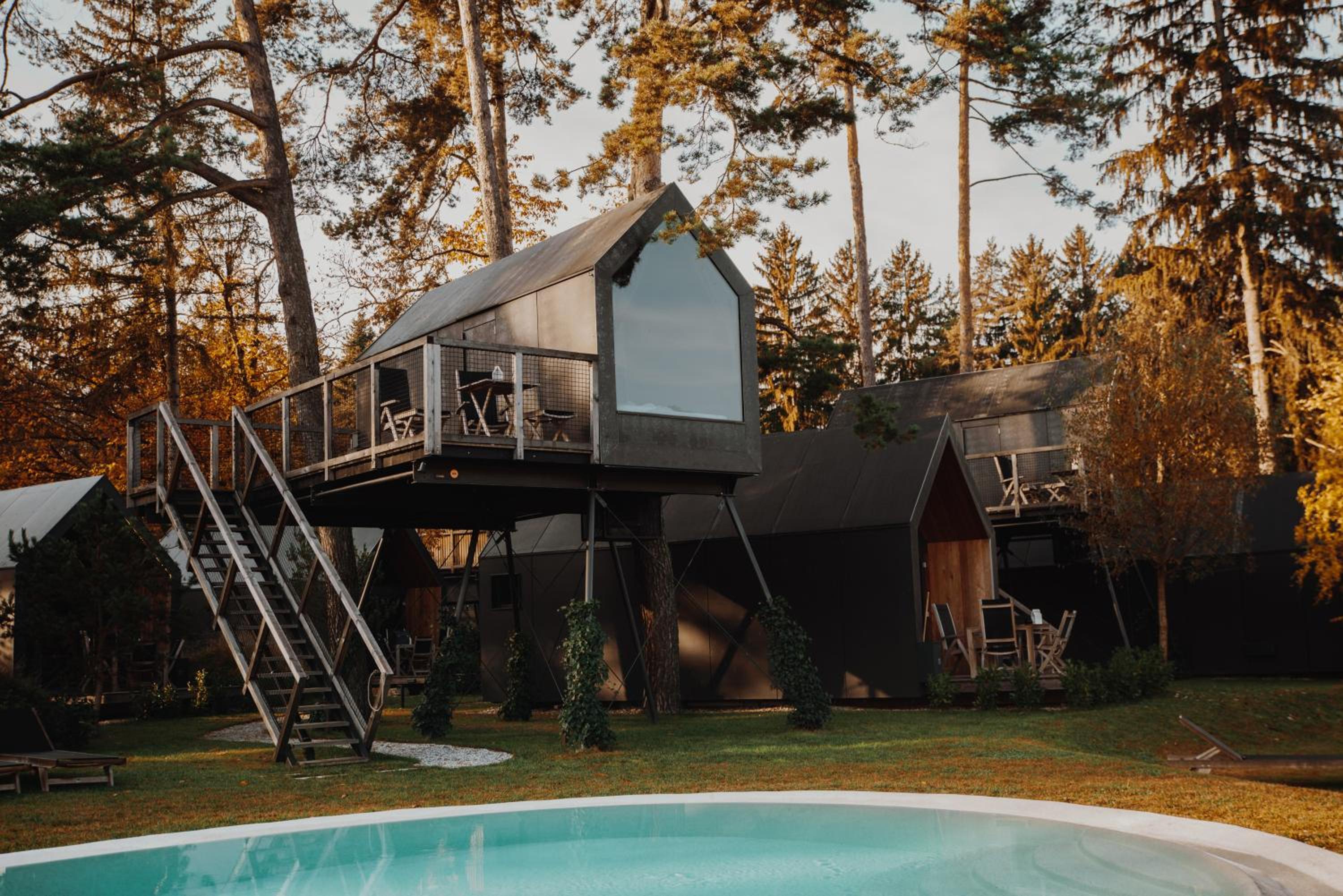 Luxury glamping Chocolate village