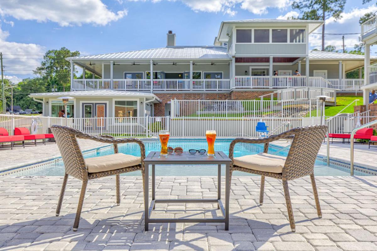 outdoor BBQ area