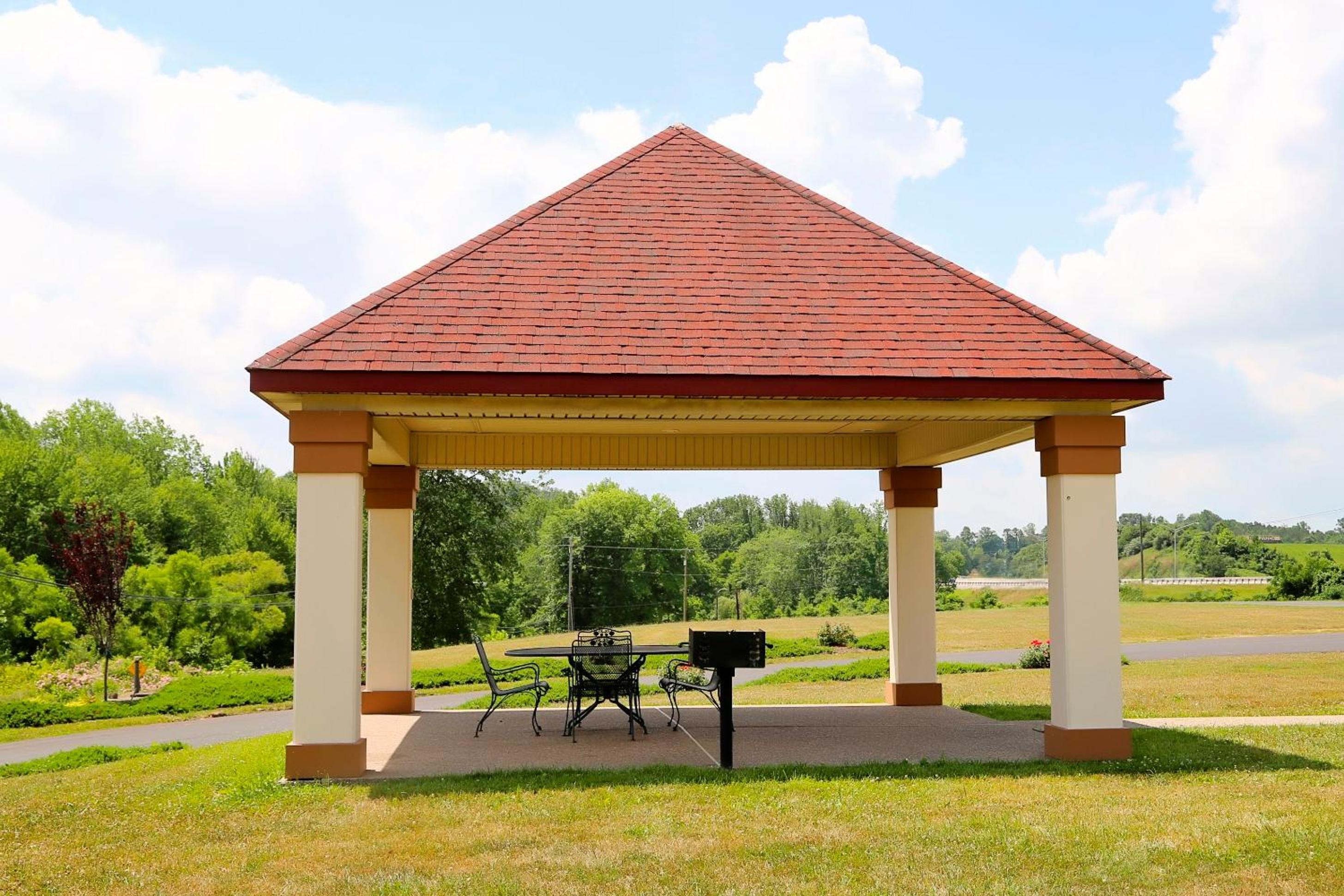 outdoor bbq area