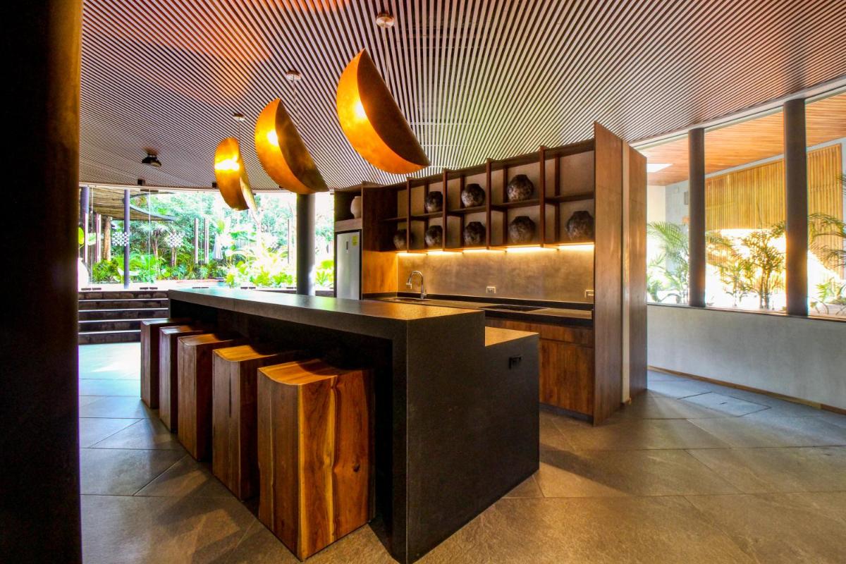outdoor BBQ area