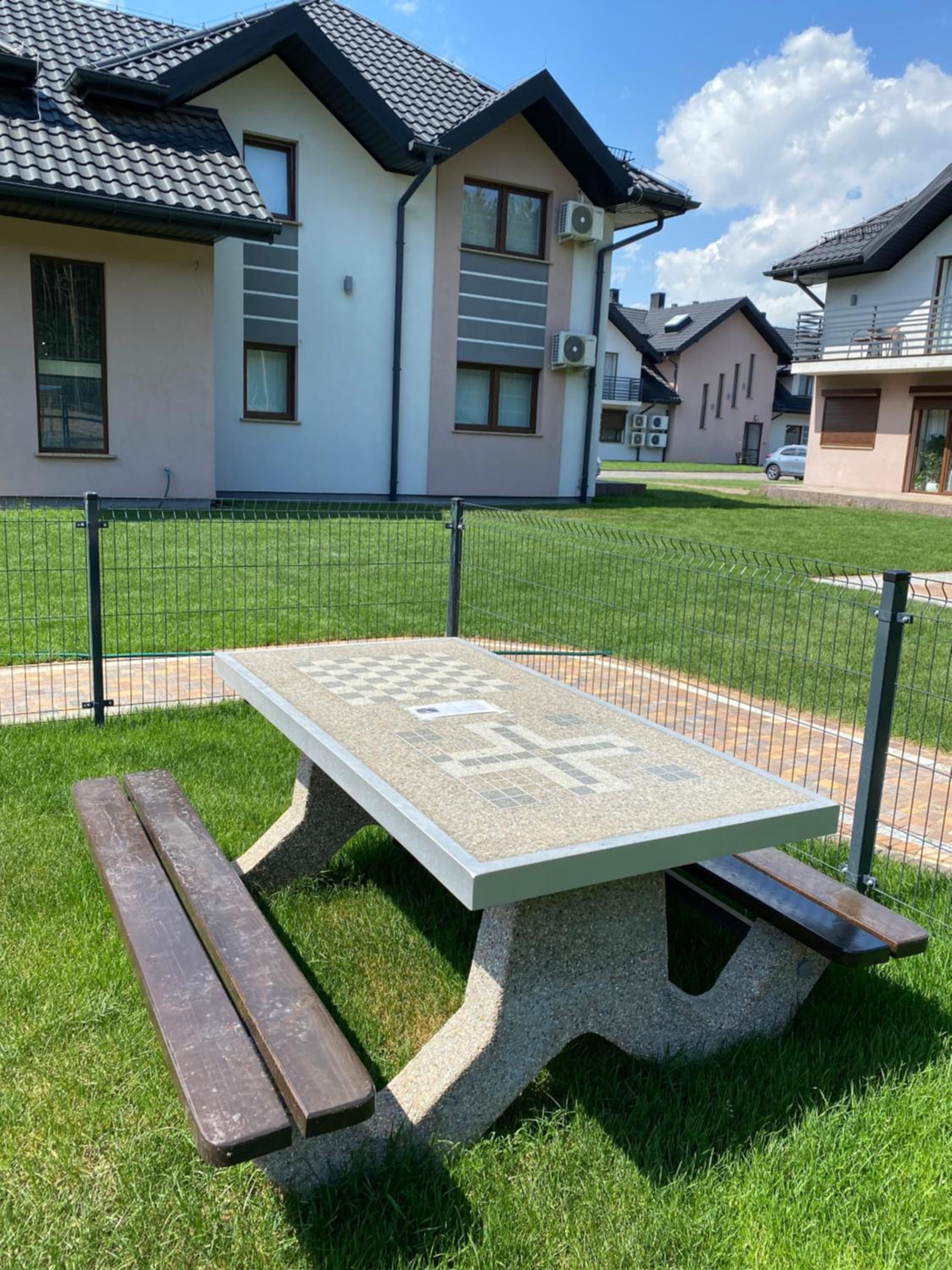 outdoor BBQ area