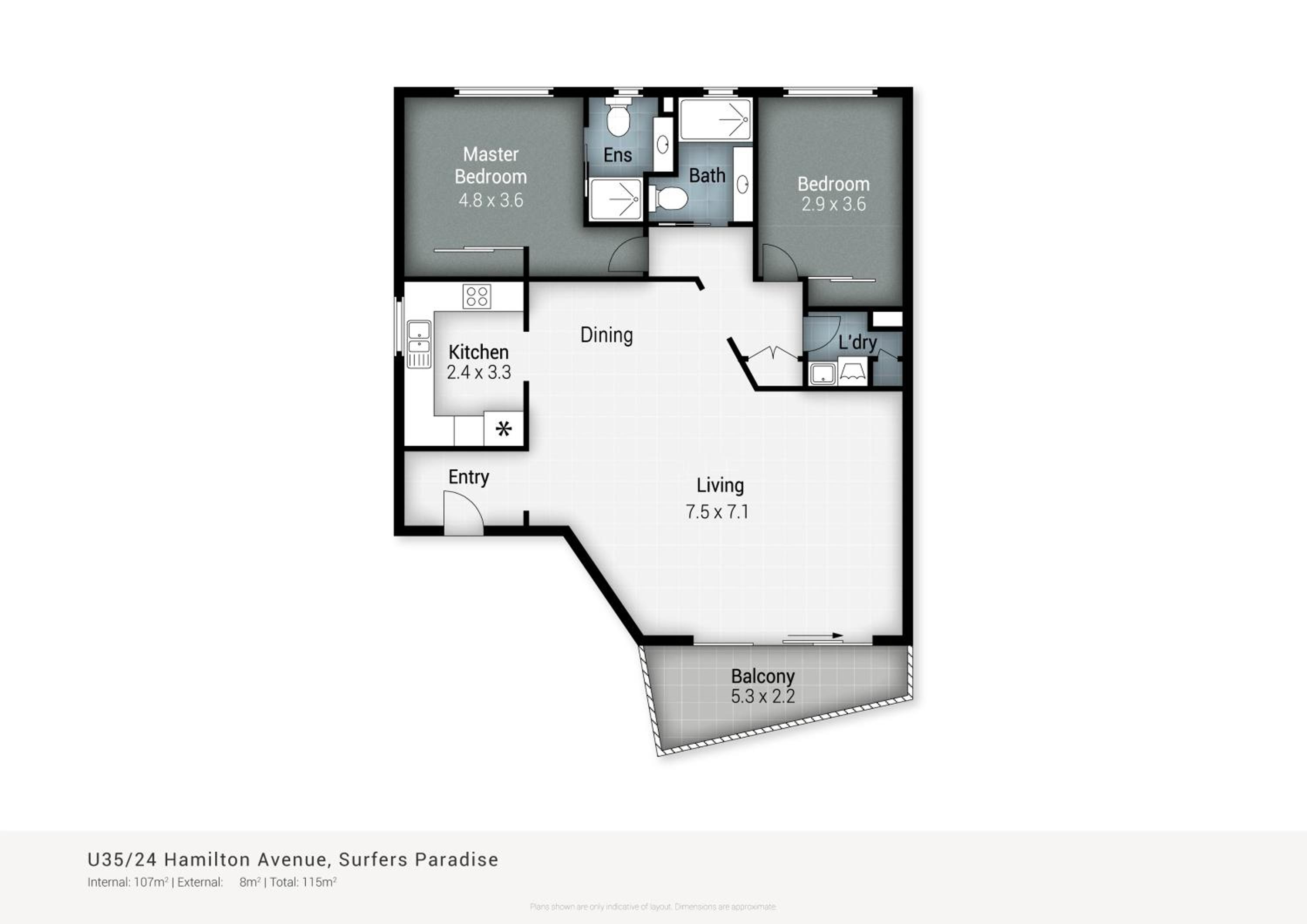 Coco Bella Retreat in Central Surfers - sleeps 6-8