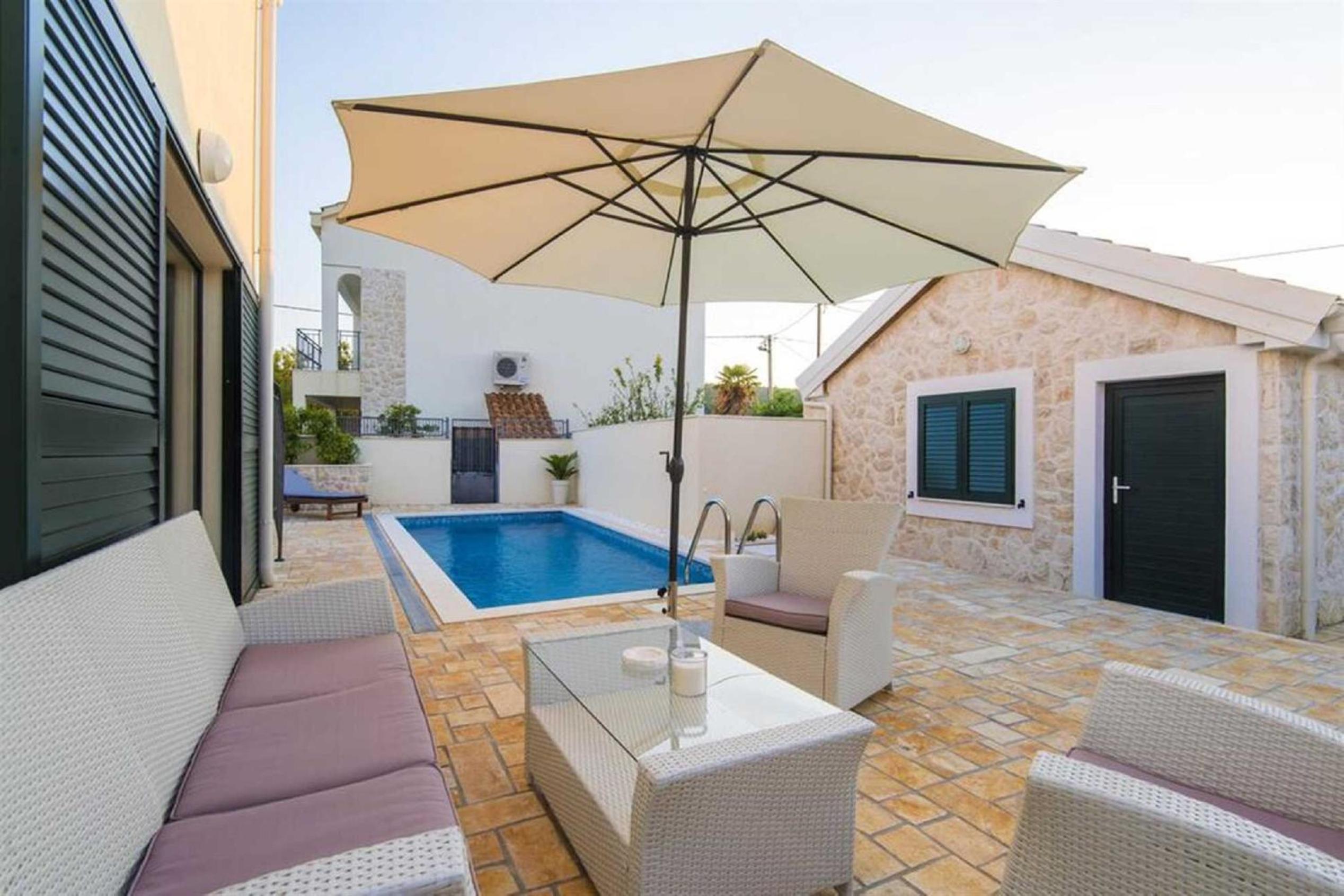 Modern, Stone Villa Castello Coza II with pool view 2
