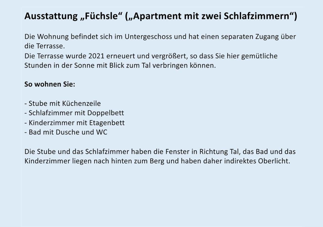 Ferienwohnungen im Blockhaus Metzler