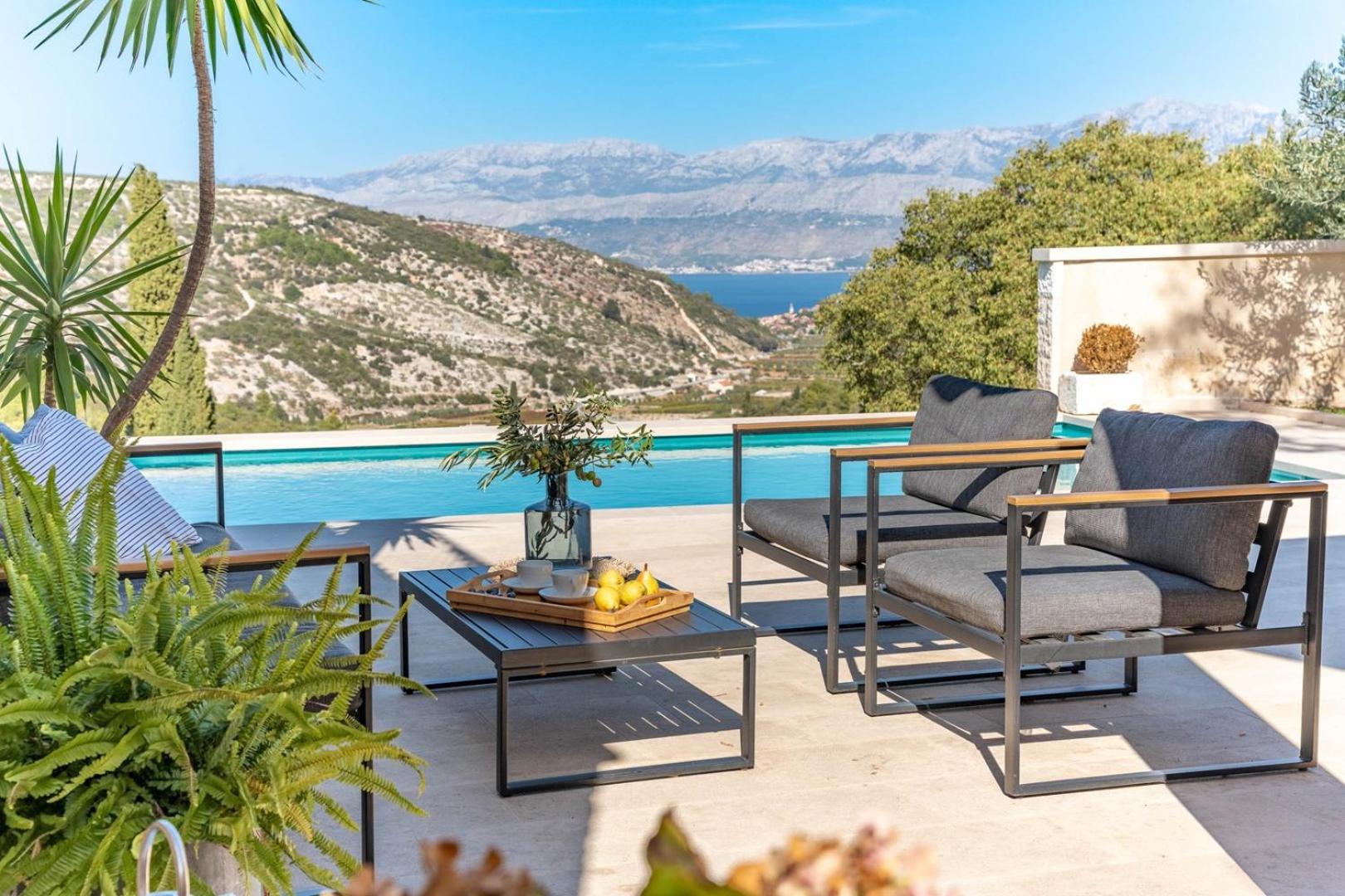 Villa Ani! Traditional and luxurious 4-bedroom villa with heated pool and sea views view 3