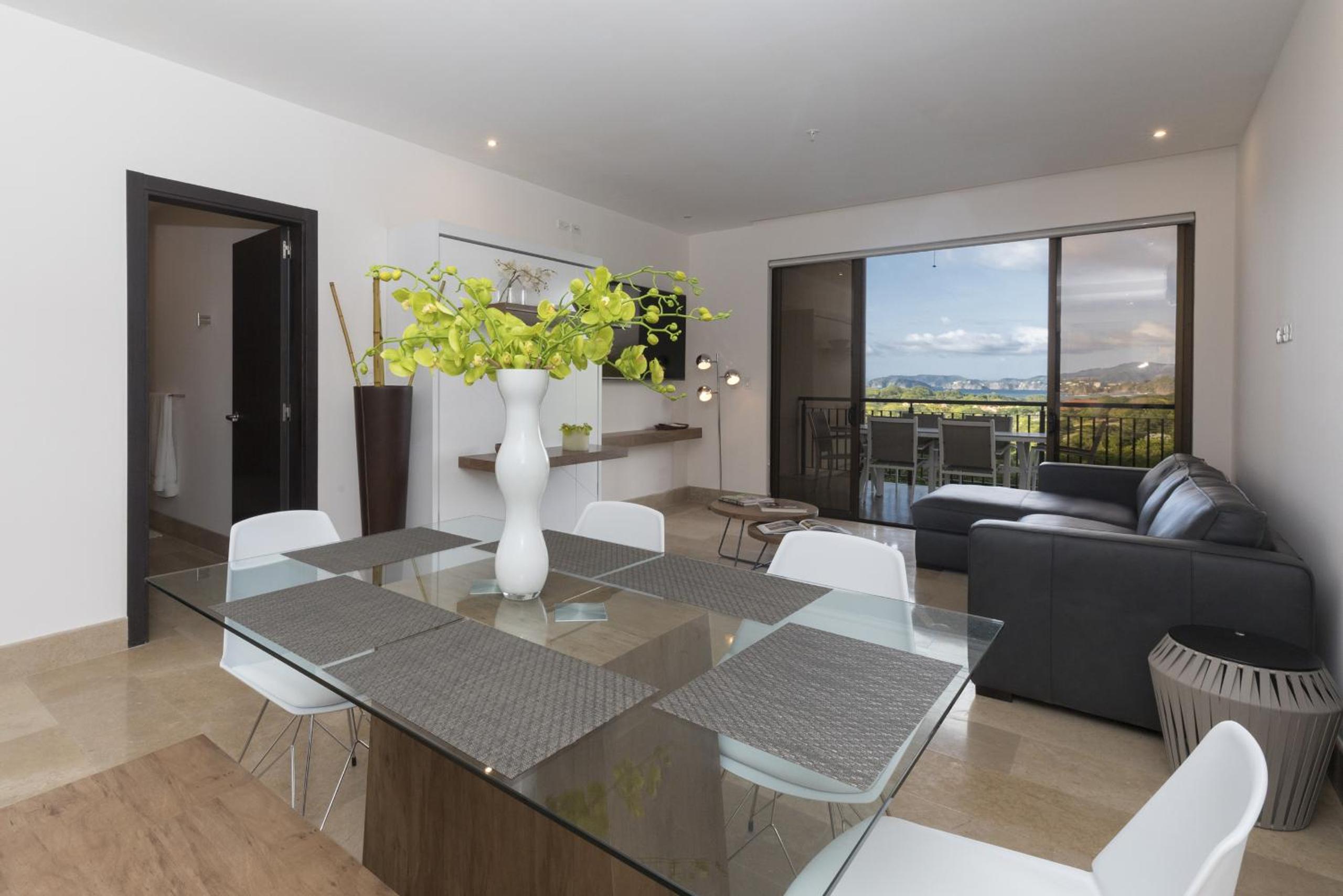 Modern 2BR Condo Partial Ocean View - Roble Sabana - Reserva Conchal Golf Resort