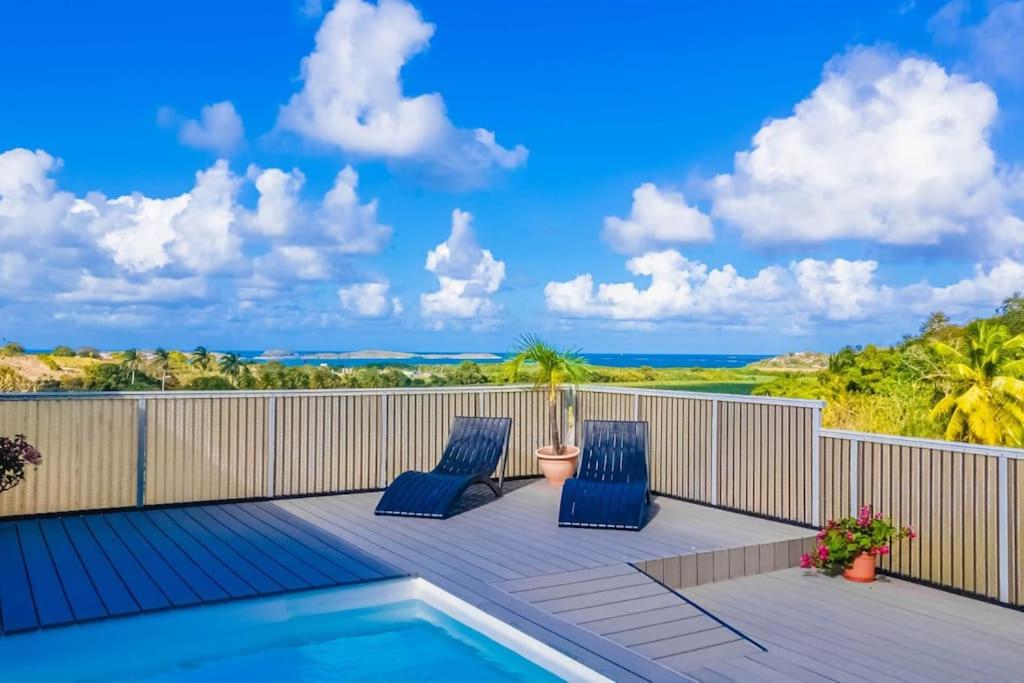 Magnifique villa piscine, vue mer, 8 km plages view 2