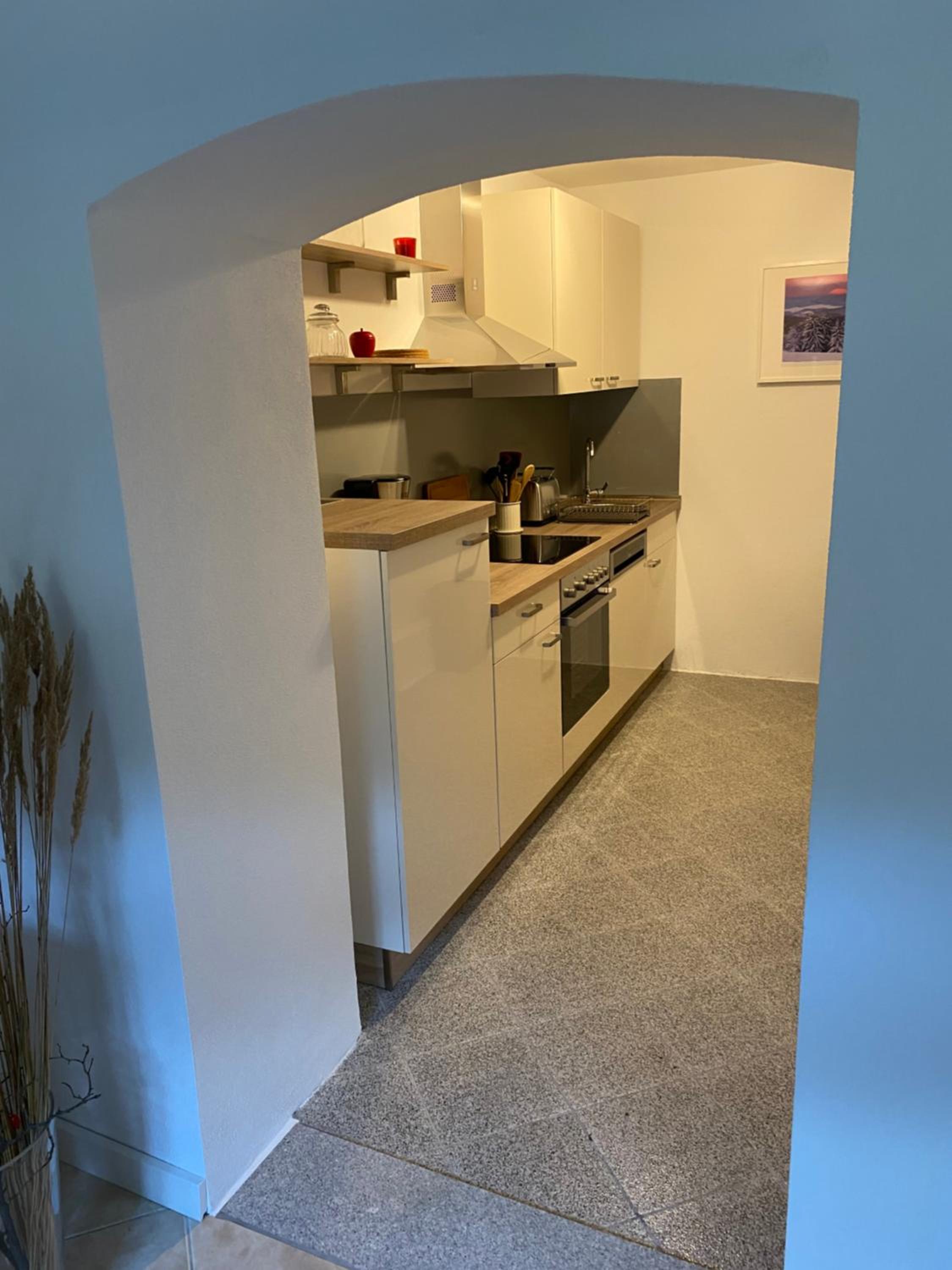 FeWo Ostrau, neues Bad, neue Küche, zentral, Sandstein-Ferien, Terrasse