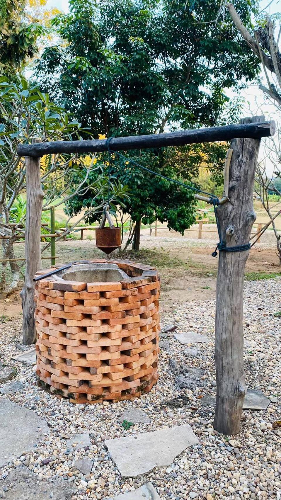outdoor BBQ area
