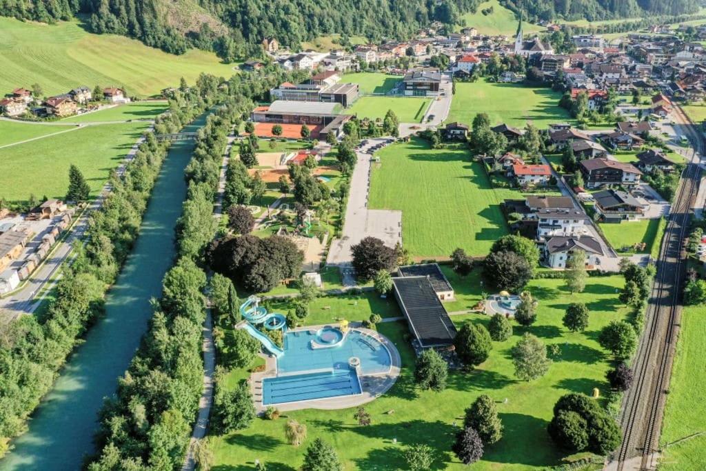 Ferienhaus Zillertal Panorama Blick Balkon Sauna