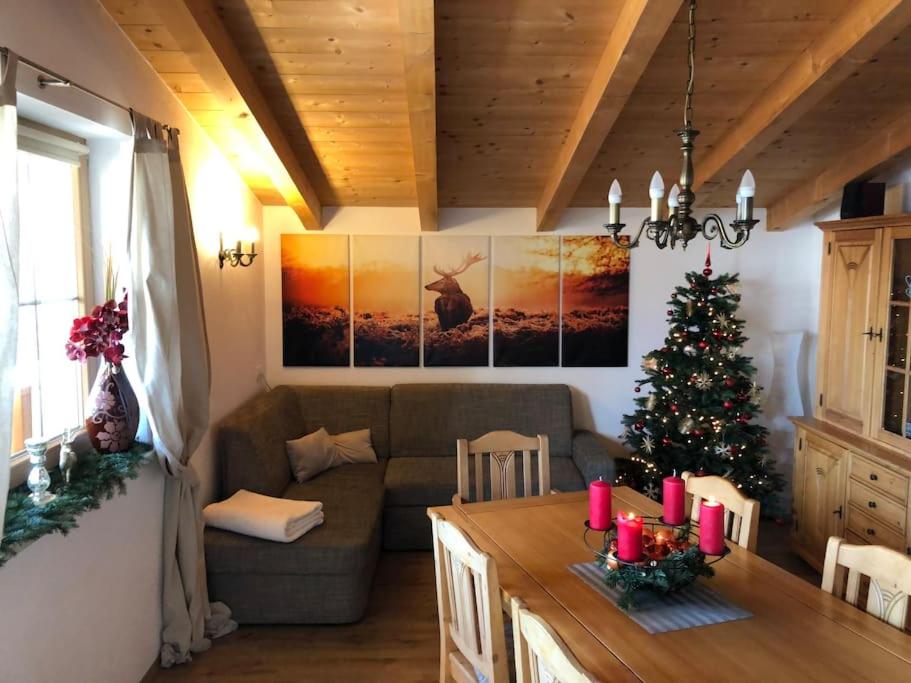 Ferienhaus Zillertal Panorama Blick Balkon Sauna