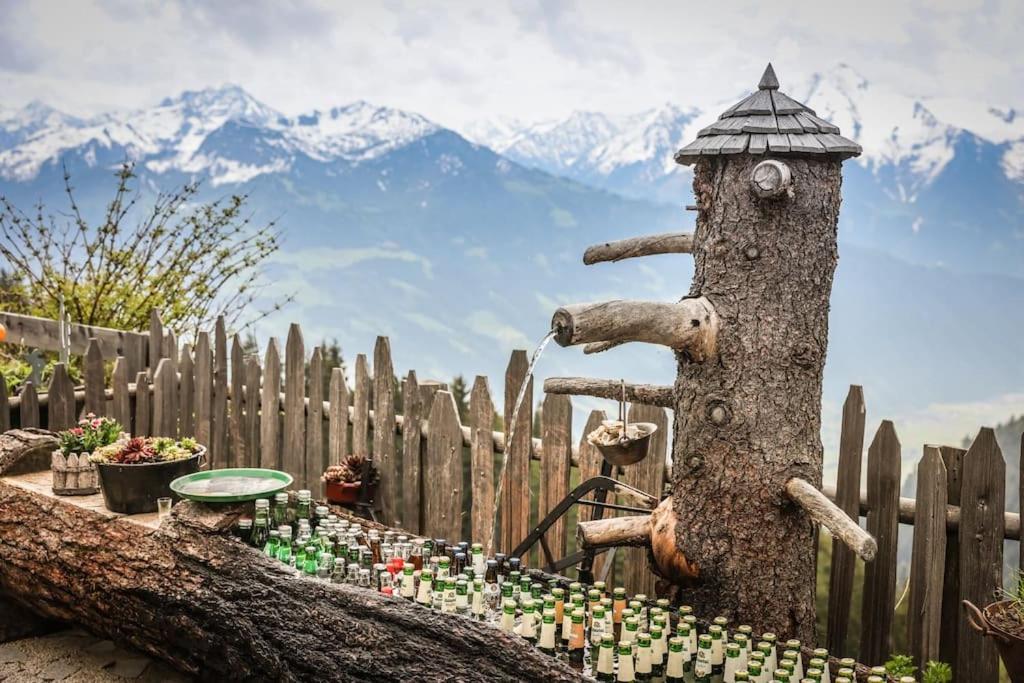 Ferienhaus Zillertal Panorama Blick Balkon Sauna