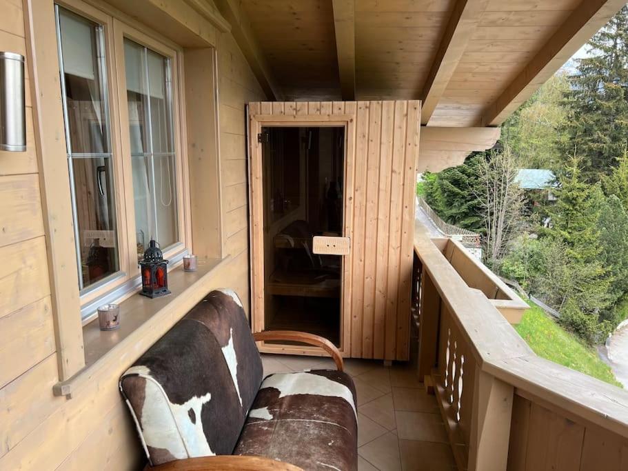 Ferienhaus Zillertal Panorama Blick Balkon Sauna