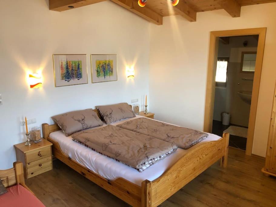 Ferienhaus Zillertal Panorama Blick Balkon Sauna