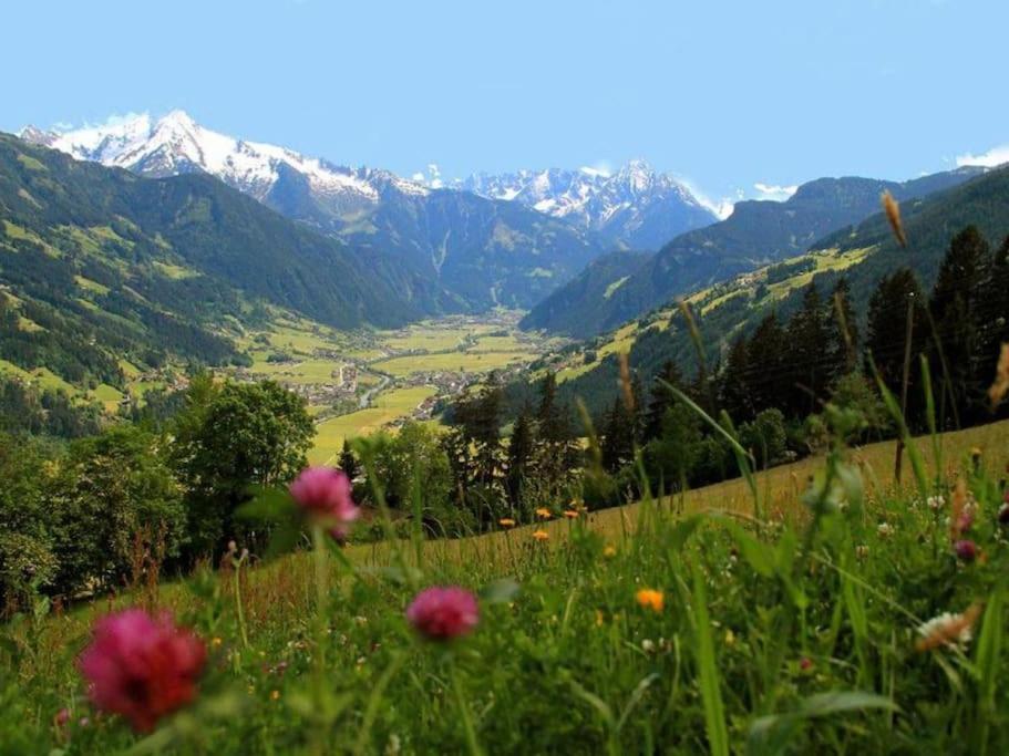 Ferienhaus Zillertal Panorama Blick Balkon Sauna