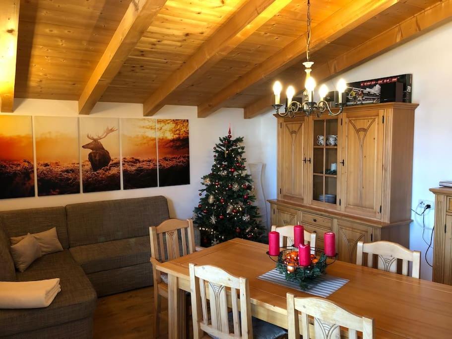 Ferienhaus Zillertal Panorama Blick Balkon Sauna