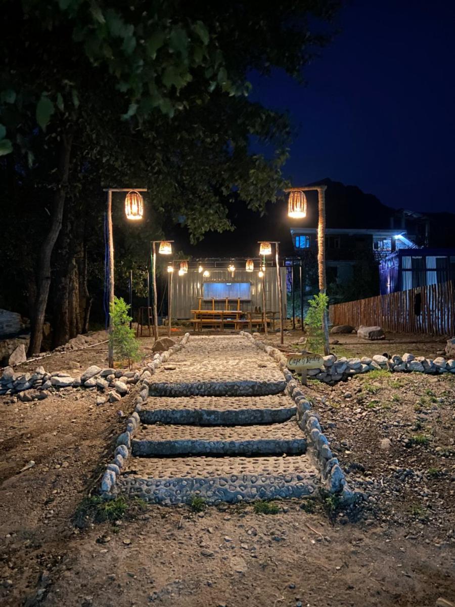 outdoor BBQ area